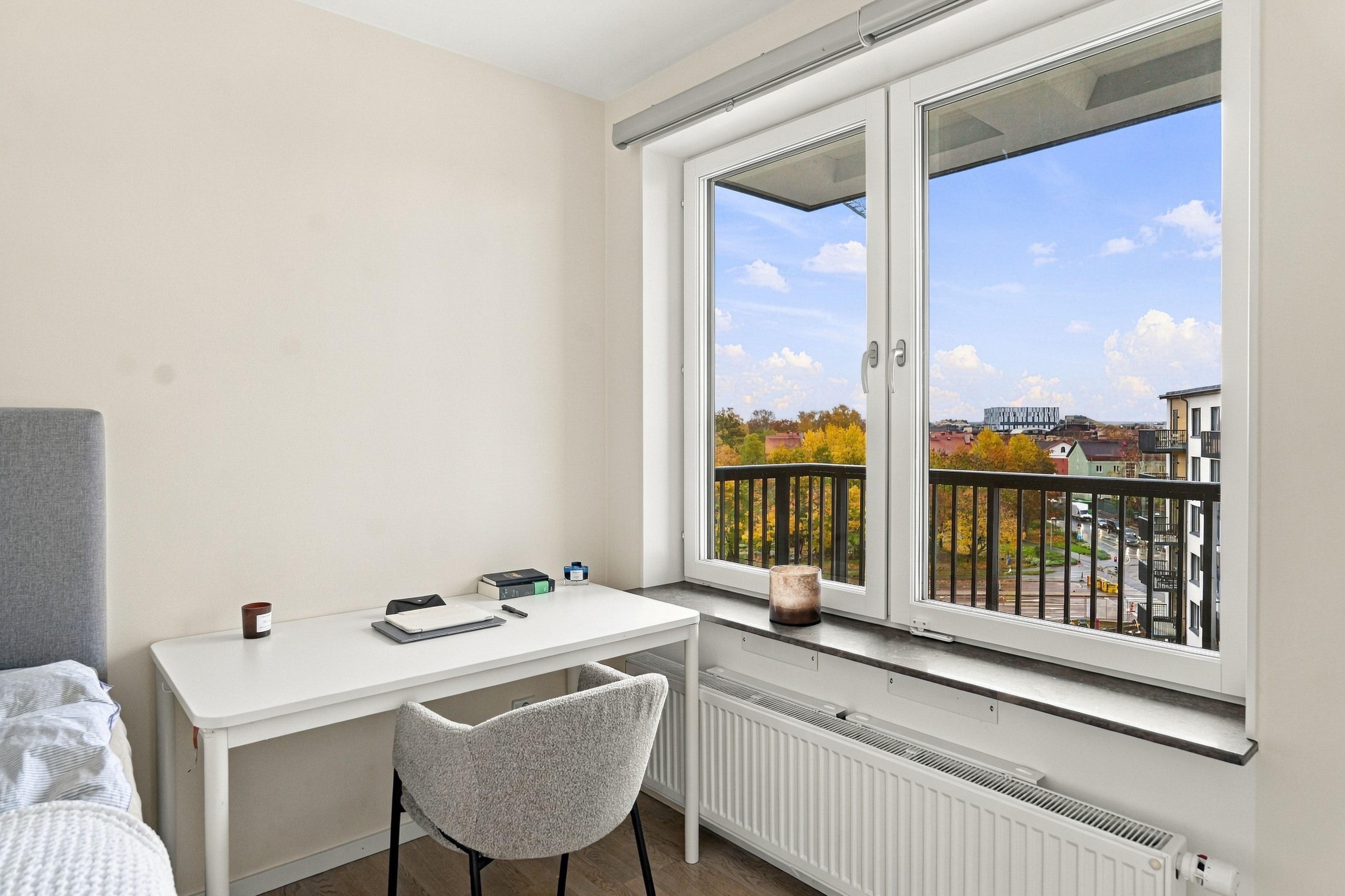 Bostadsbild från Vattholmavägen 1D, Kommande i Kapellgärdet, Uppsala