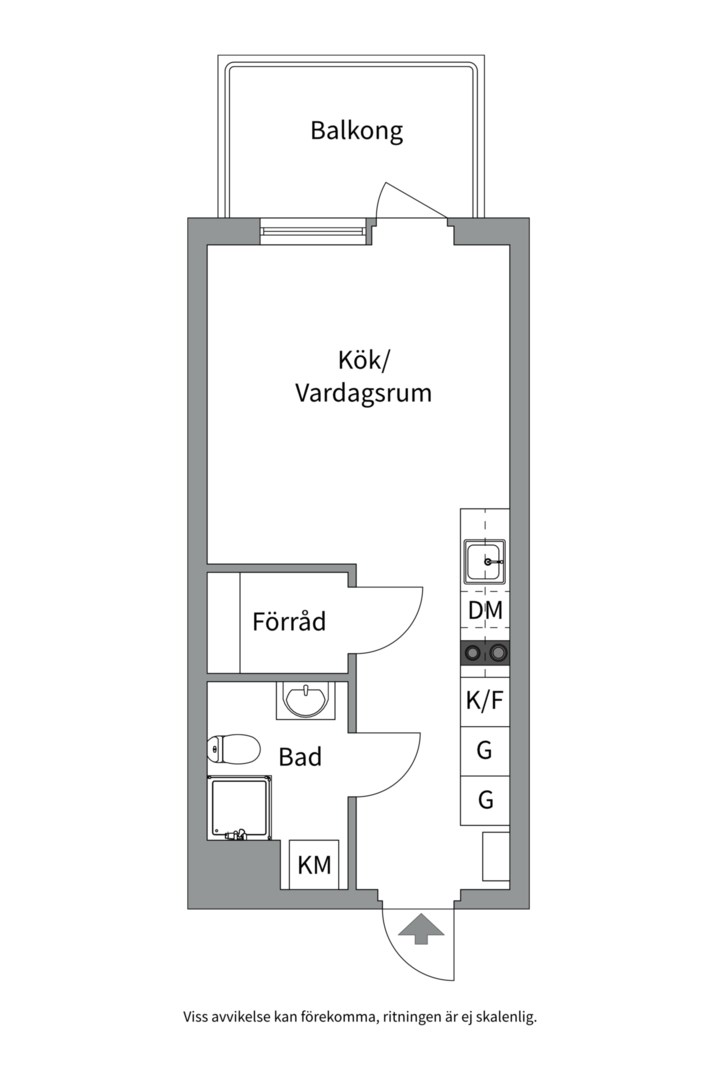 Planlösning från Edövägen 7I 2tr, Till salu i Västra Orminge, Nacka