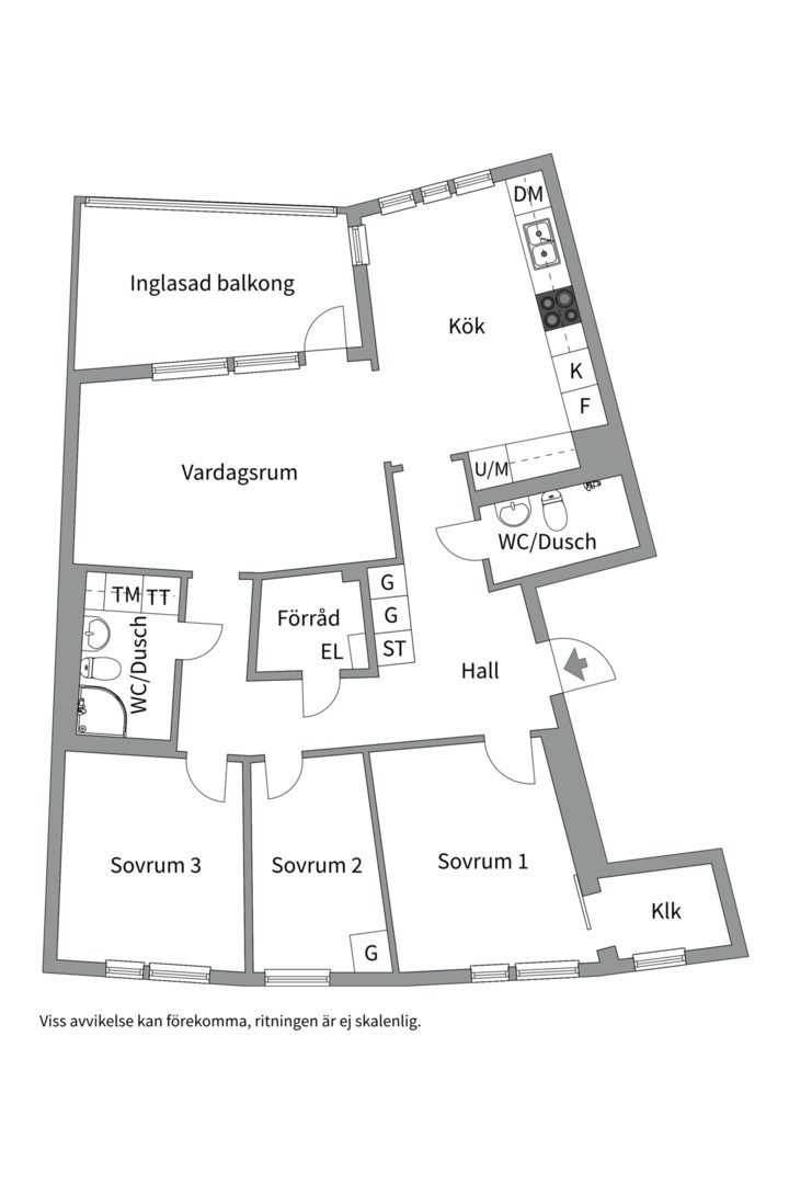 Planlösning från Romansvägen 38, Kommande i Nacka Forum, Nacka
