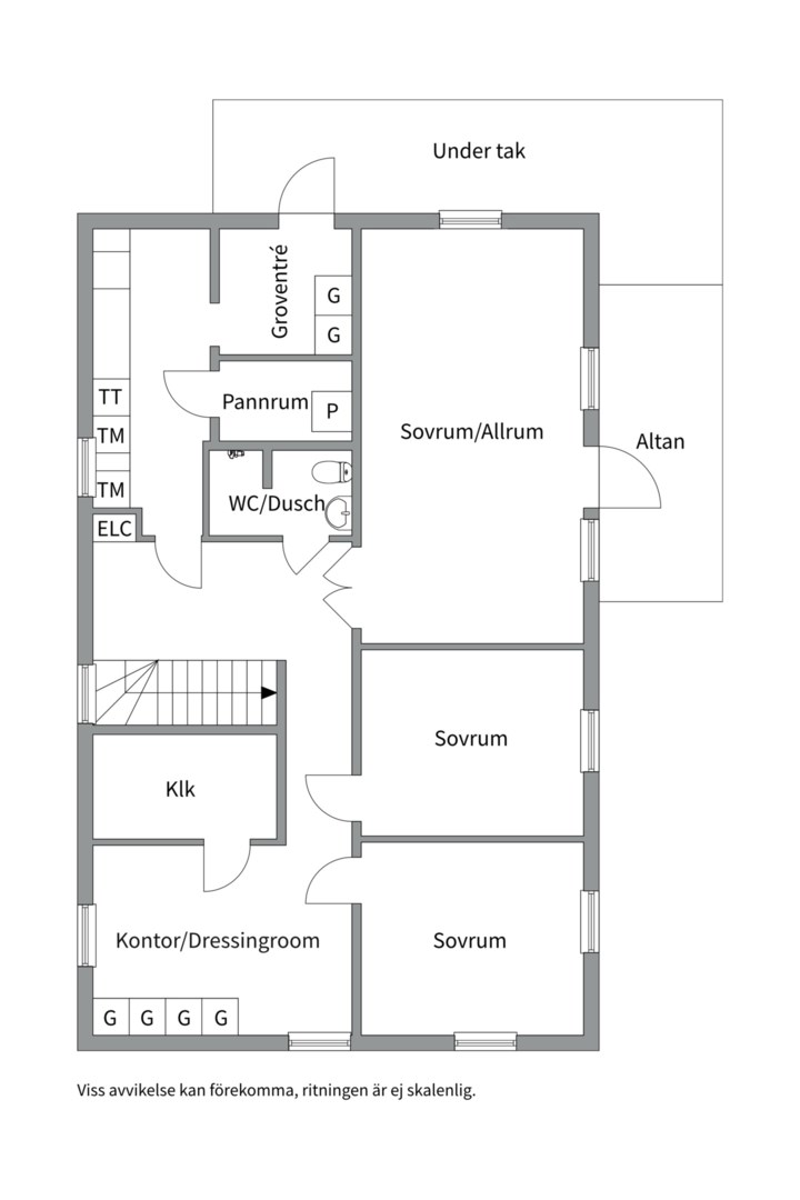 Planlösning från Ringparksvägen 24, Kommande i Saltsjöbaden, Nacka