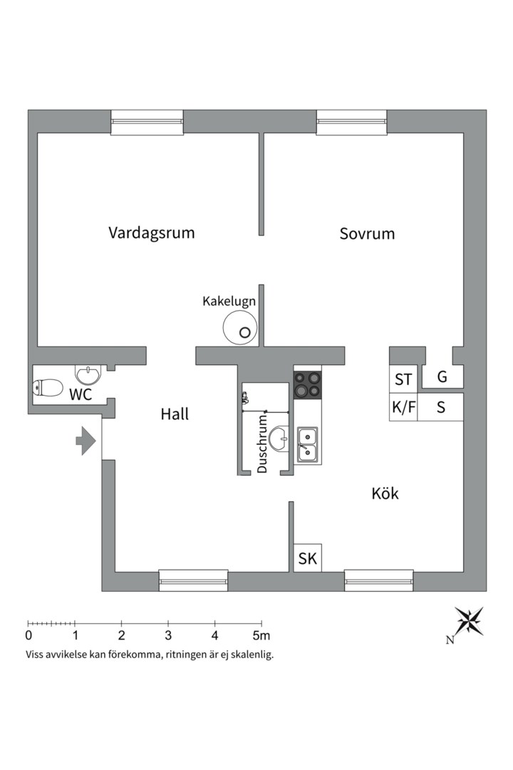 Planlösning från Väderkvarnsgatan 39 A, Till salu i Fålhagen, Uppsala