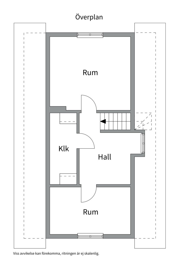 Planlösning från Klysvägen 3, Kommande i Södra kopparmora, Värmdö