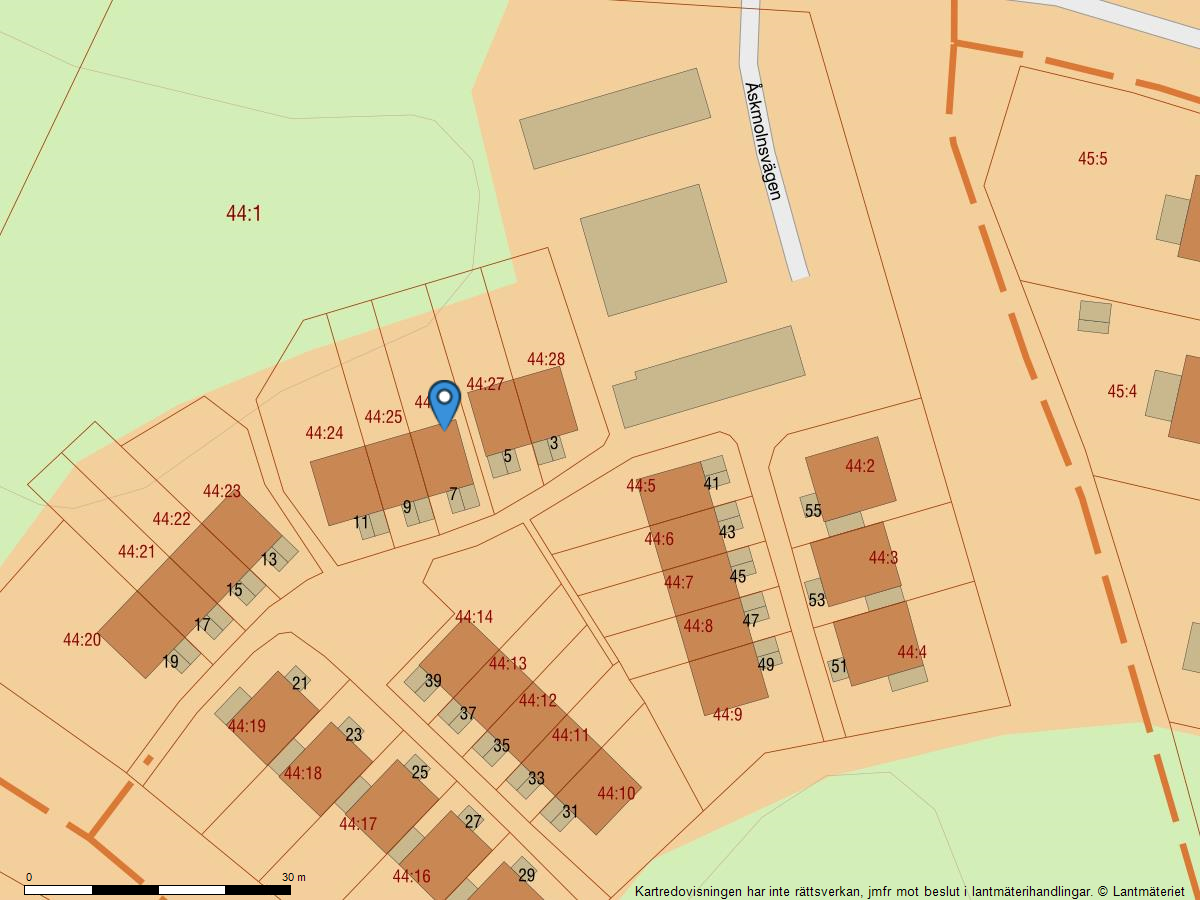 Bostadsbild från Åskmolnsvägen 7, Kommande i Storvreta, Uppsala