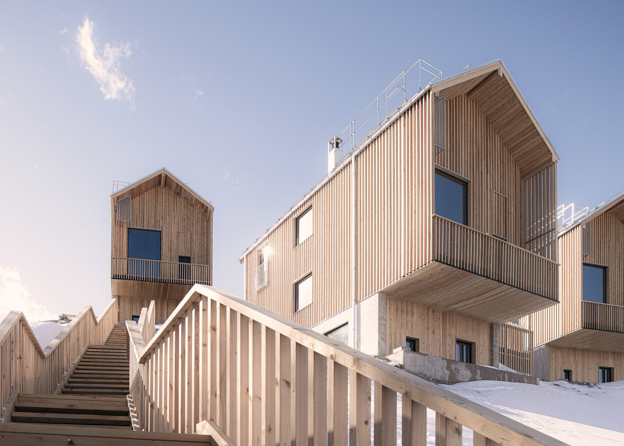 Skönt med ett helt eget hus. 15B till höger.  Foto: Christian Åslund.