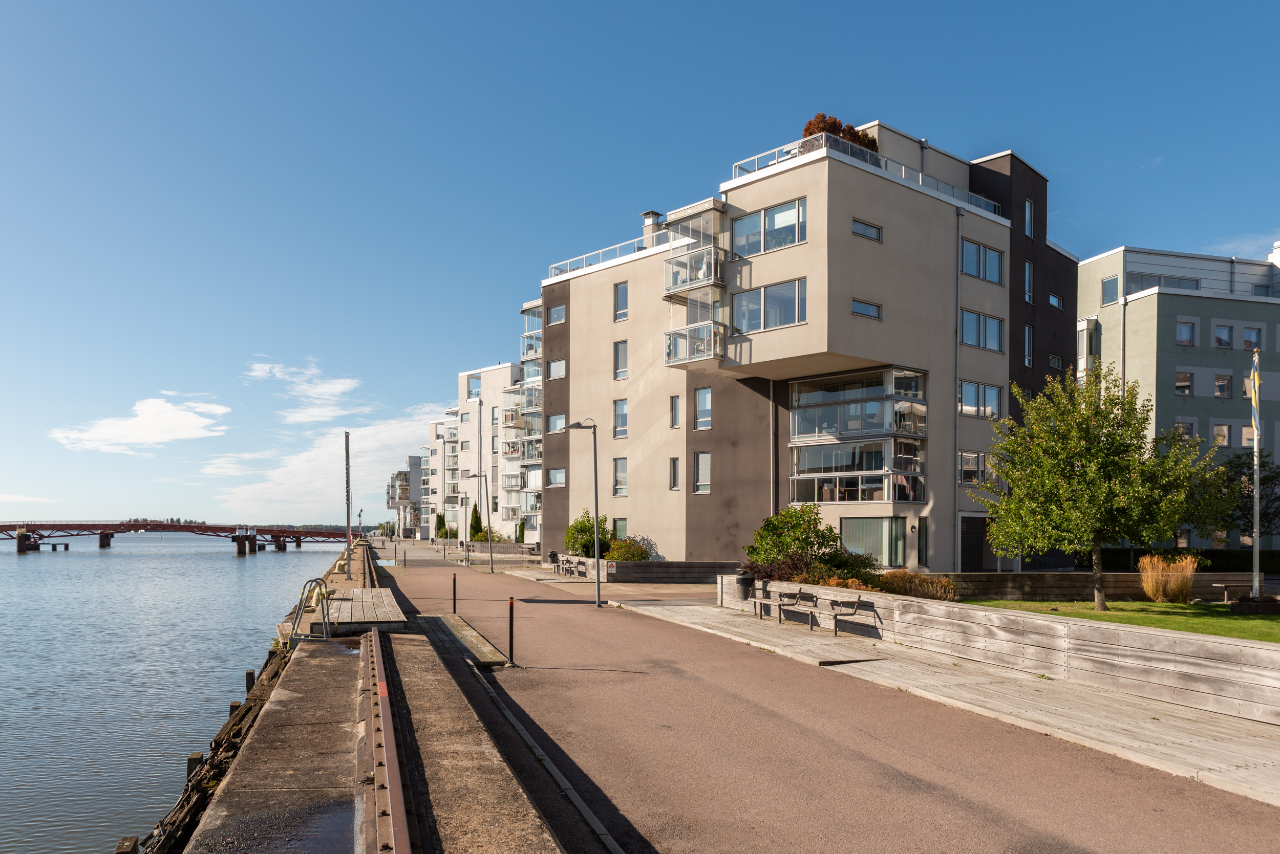 Bostadsbild från Magasinsgatan 4, Kommande i Östra Hamnen, Västerås