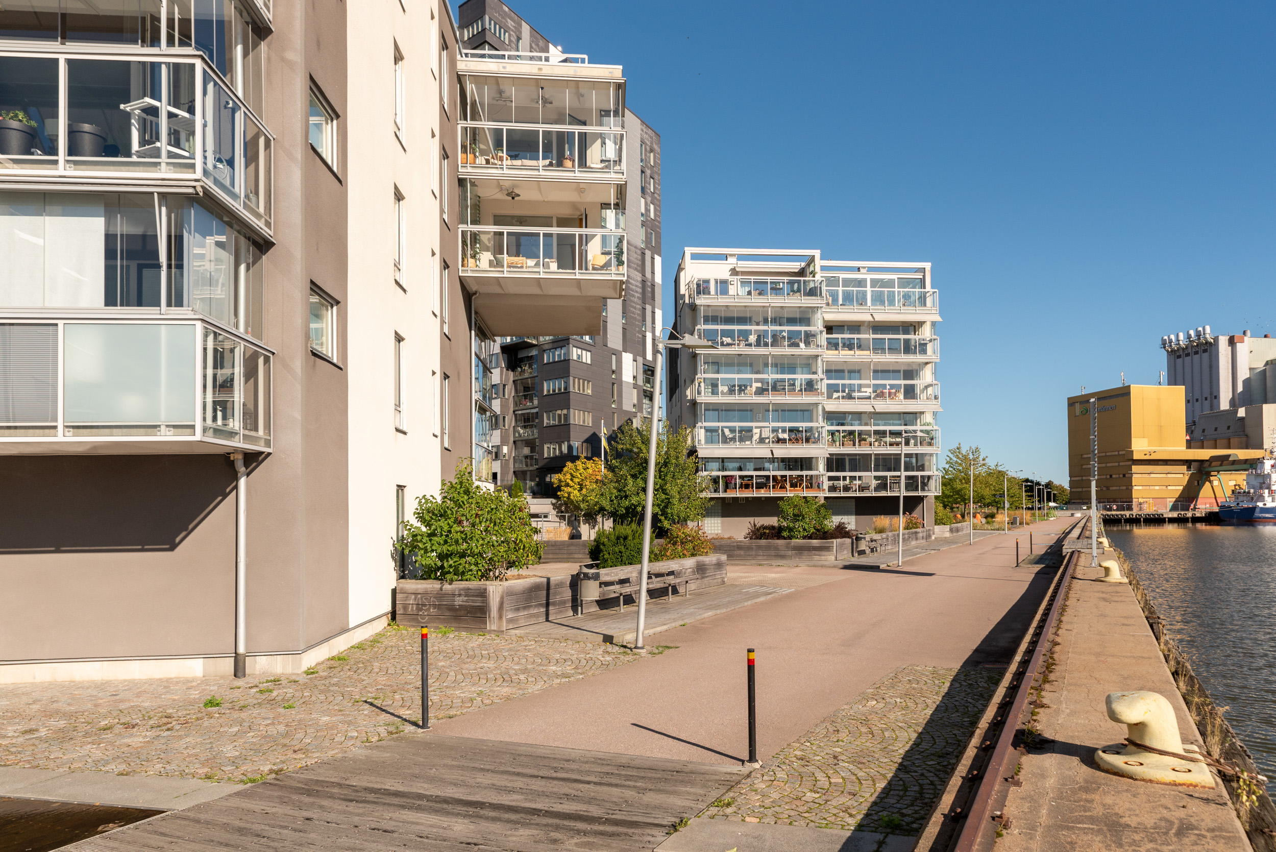 Bostadsbild från Magasinsgatan 4, Kommande i Östra Hamnen, Västerås