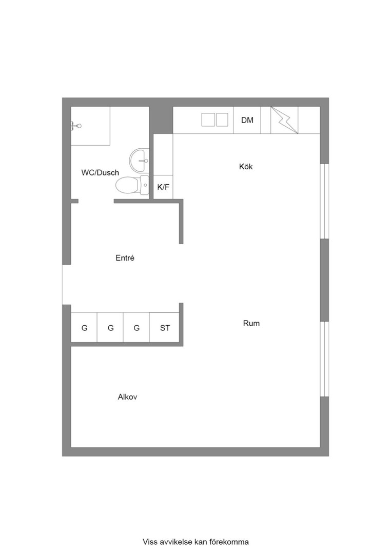 Planlösning från Skönviksvägen 286, Kommande i Stureby, Stockholm