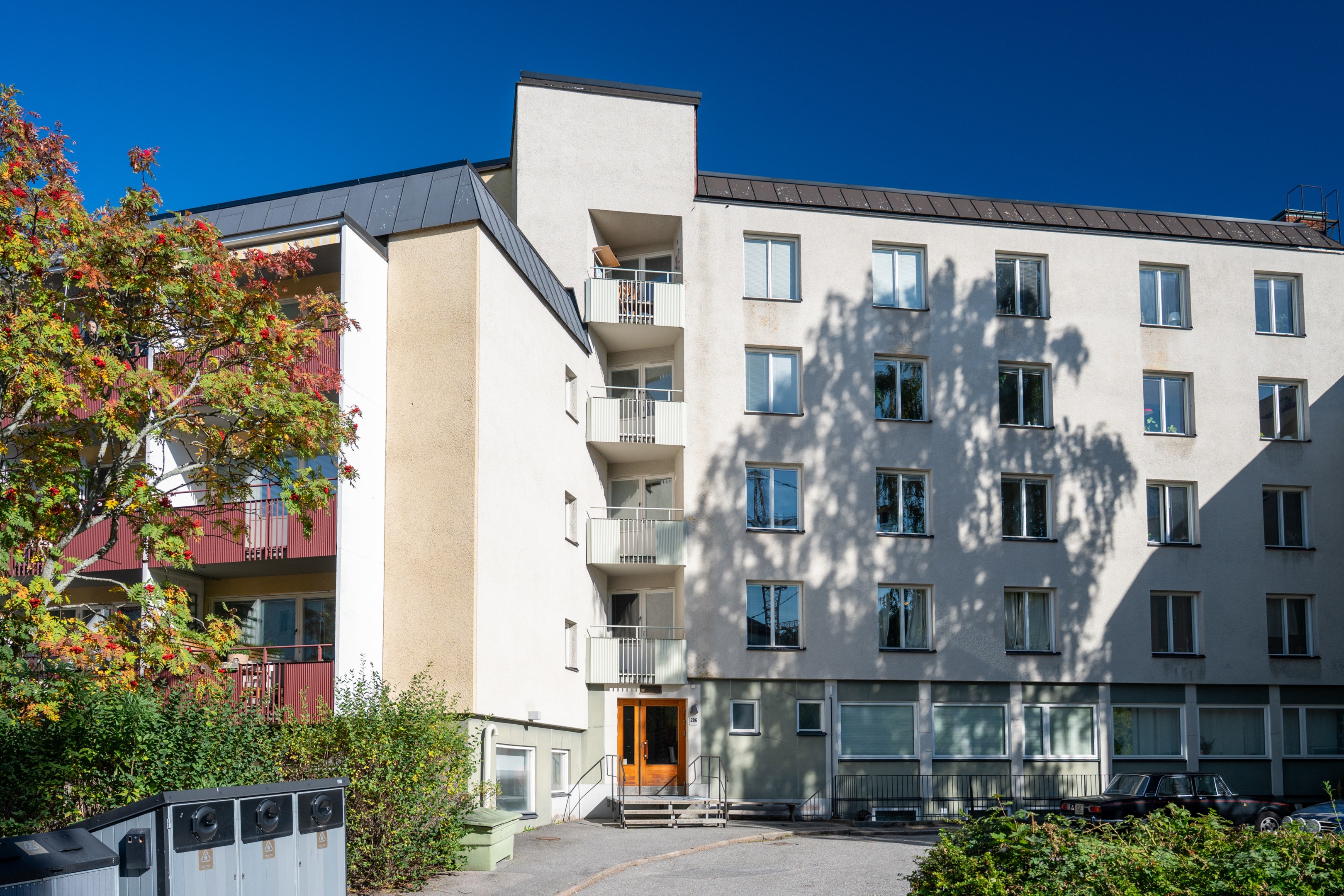 Bostadsbild från Skönviksvägen 286, Kommande i Stureby, Stockholm