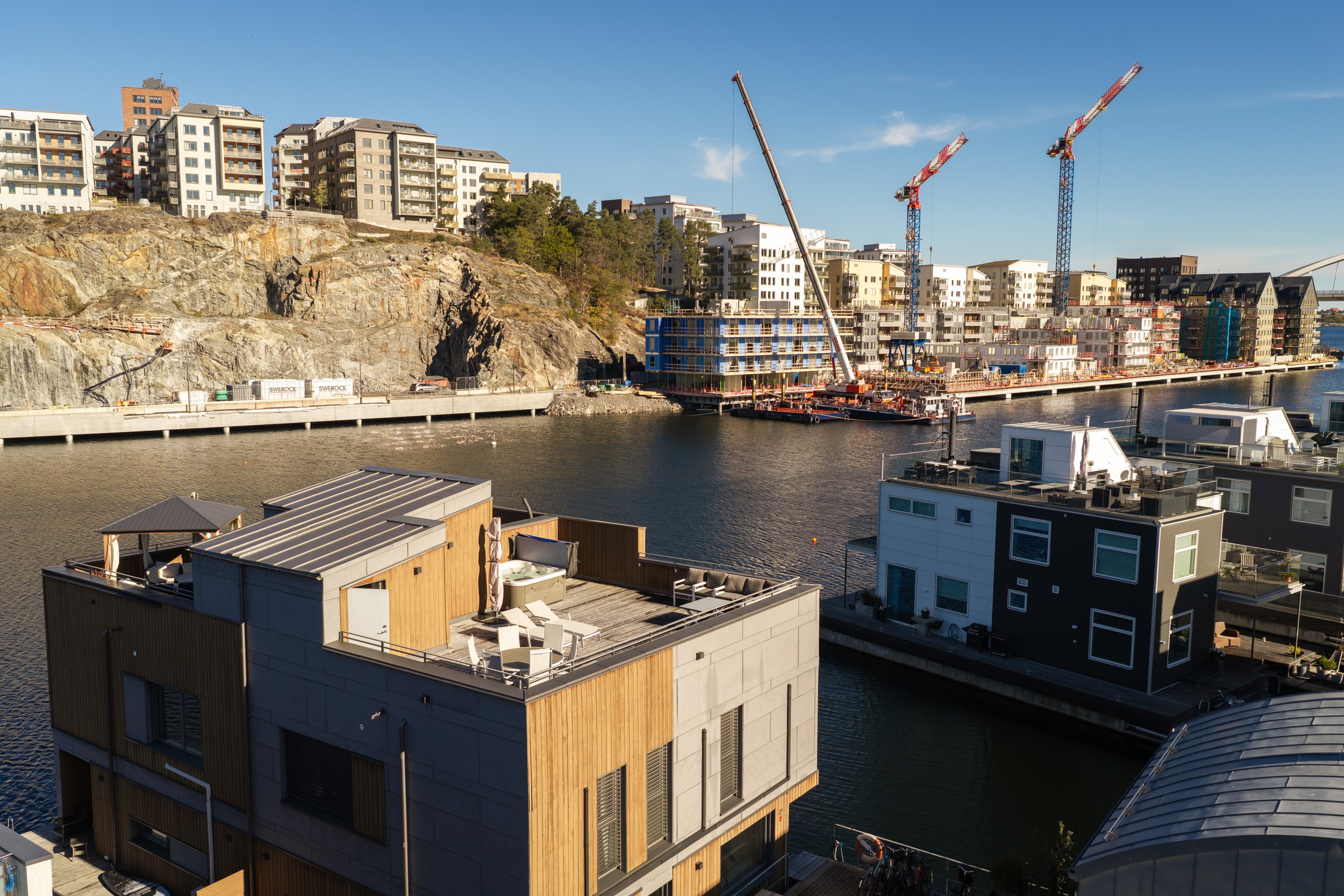Bostadsbild från Marinstadsvägen 21A, Kommande i Marinstaden, Nacka