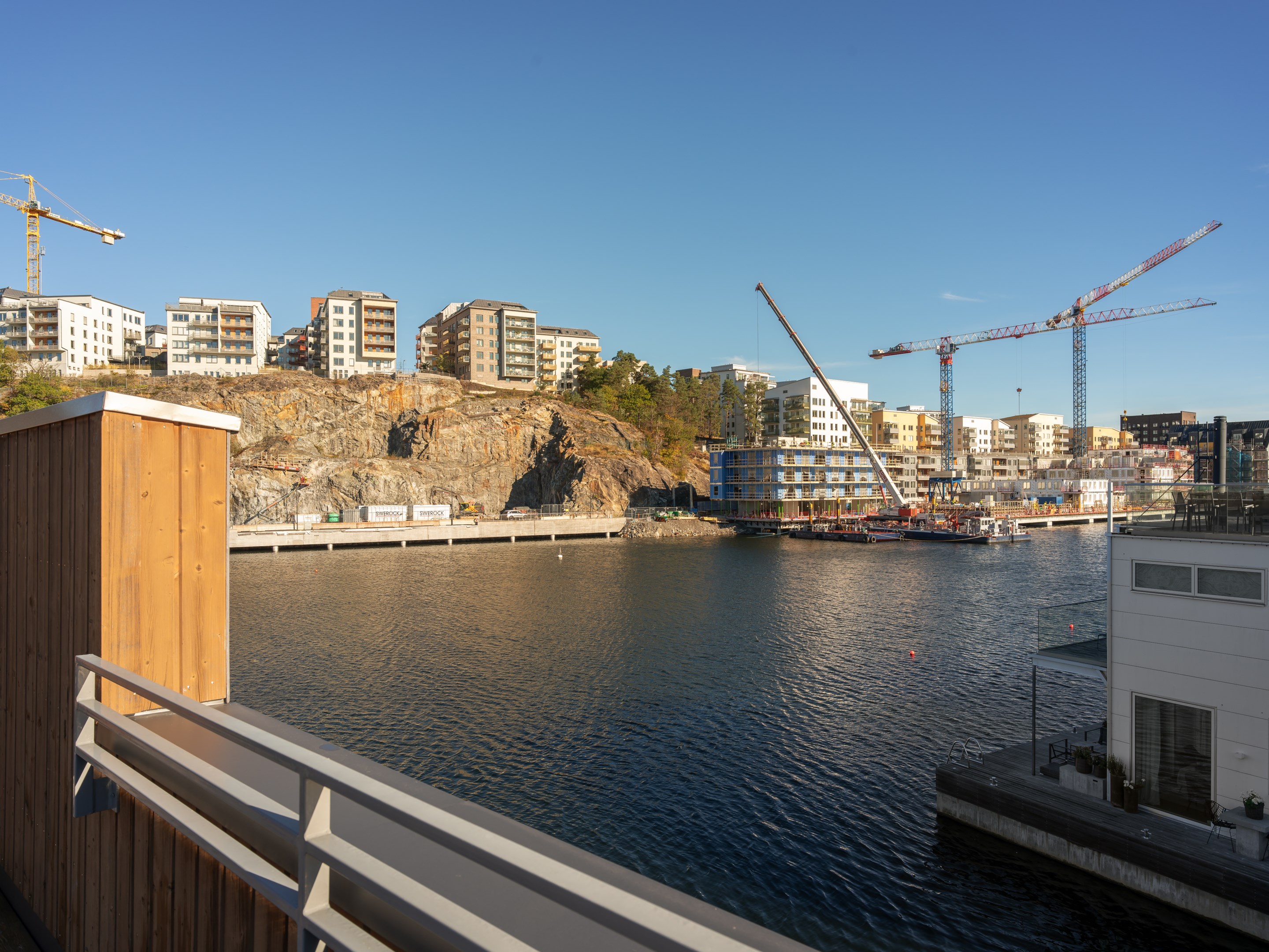 Bostadsbild från Marinstadsvägen 21A, Kommande i Marinstaden, Nacka