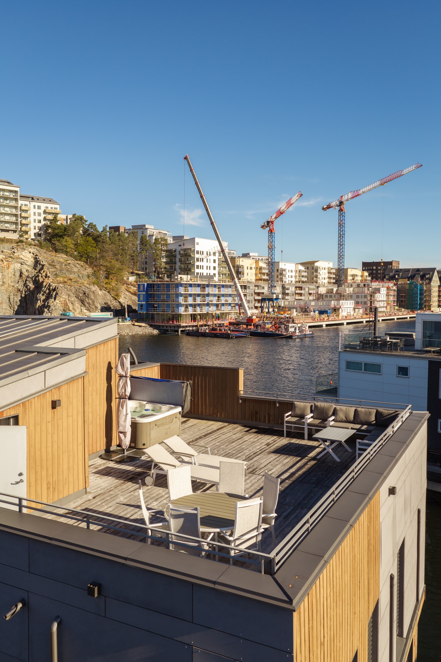 Bostadsbild från Marinstadsvägen 21A, Kommande i Marinstaden, Nacka
