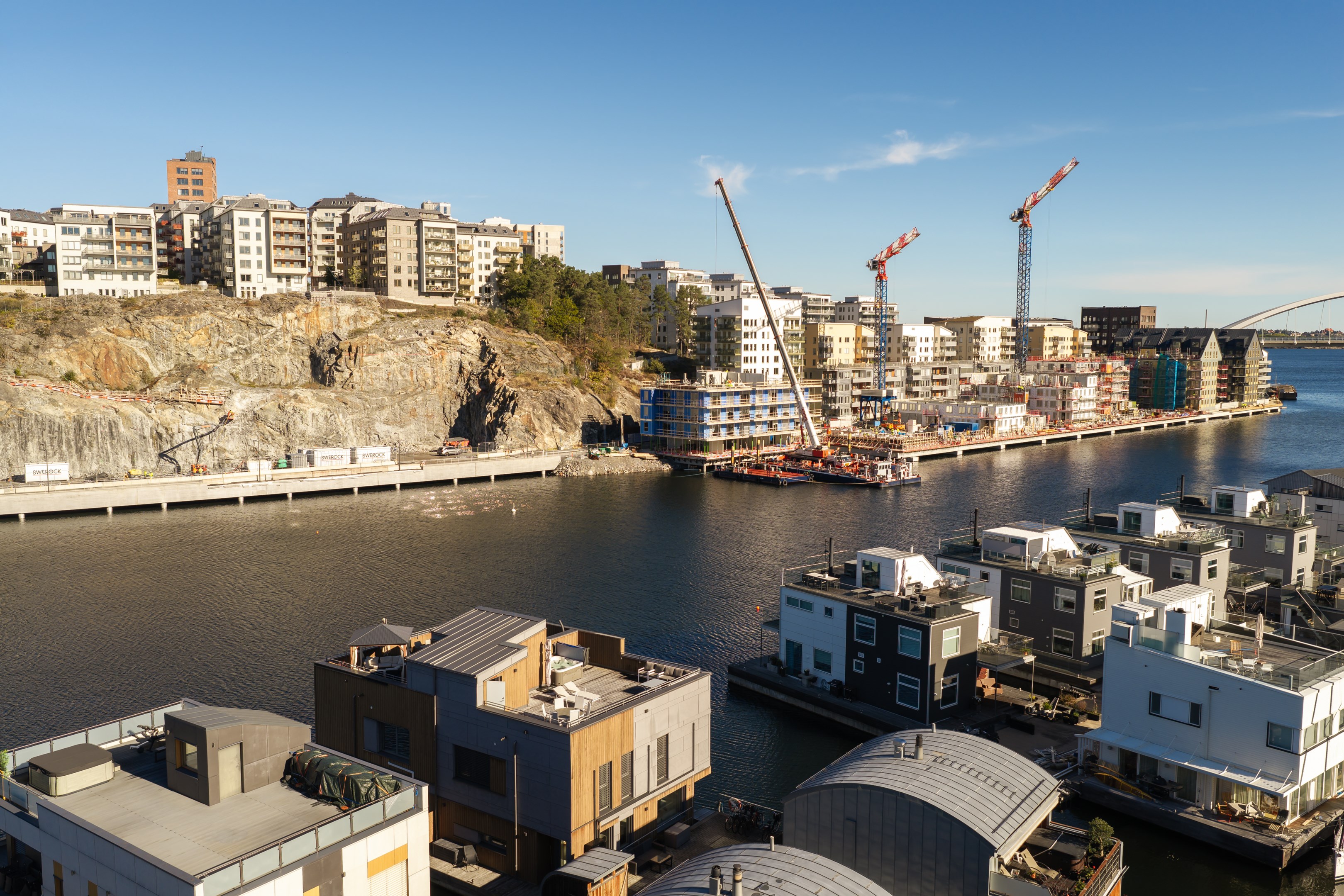 Bostadsbild från Marinstadsvägen 21A, Kommande i Marinstaden, Nacka