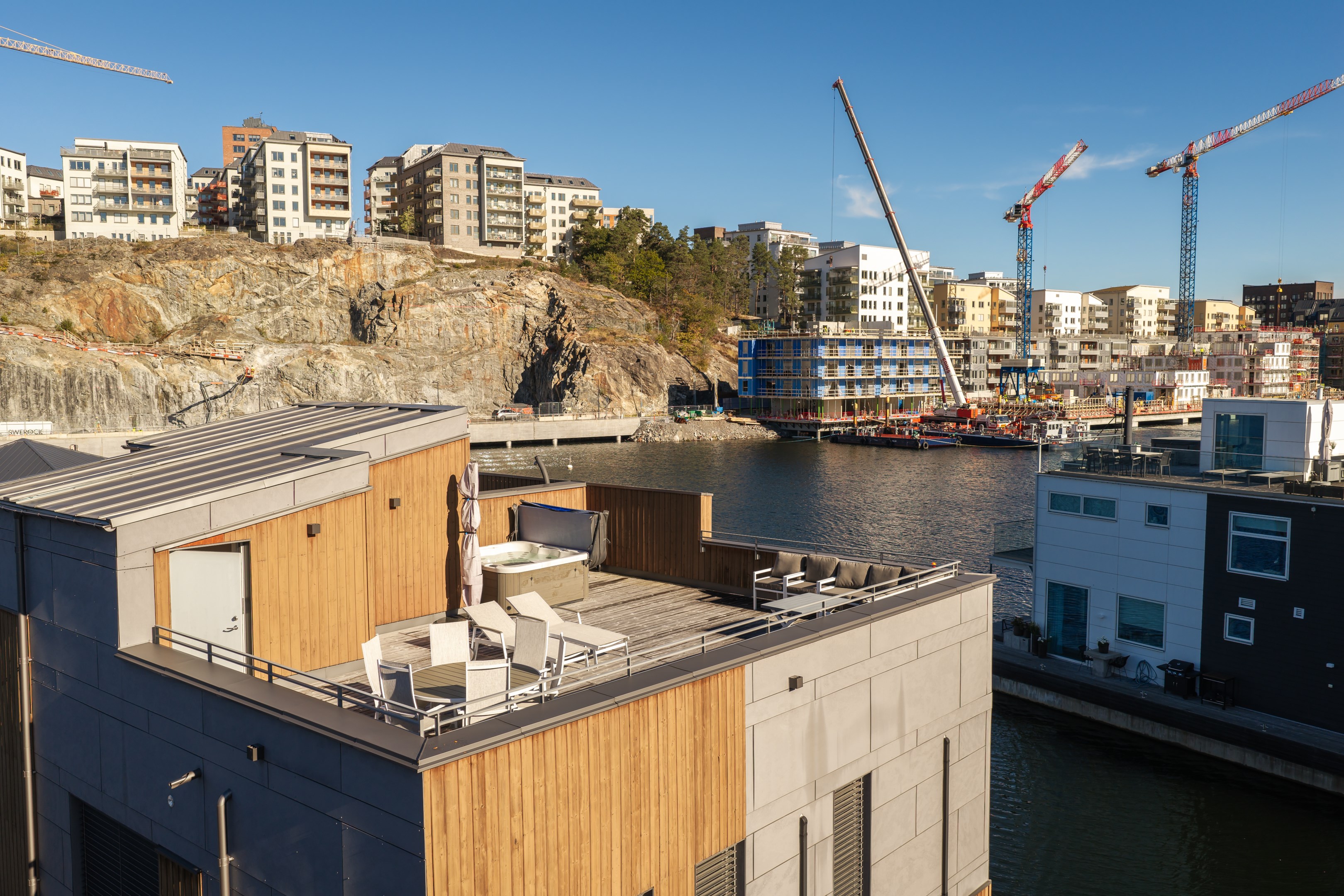 Bostadsbild från Marinstadsvägen 21A, Kommande i Marinstaden, Nacka