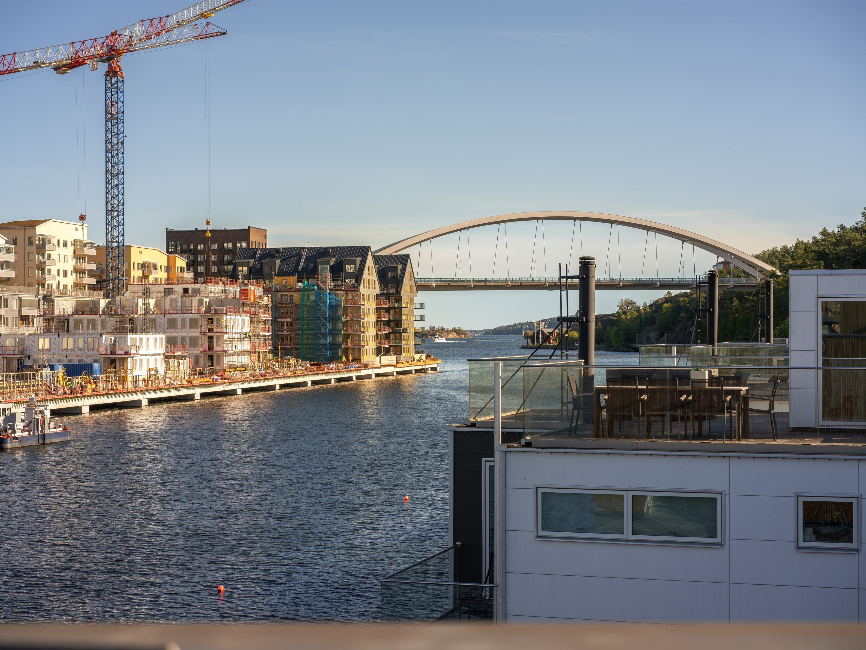 Bostadsbild från Marinstadsvägen 21A, Kommande i Marinstaden, Nacka