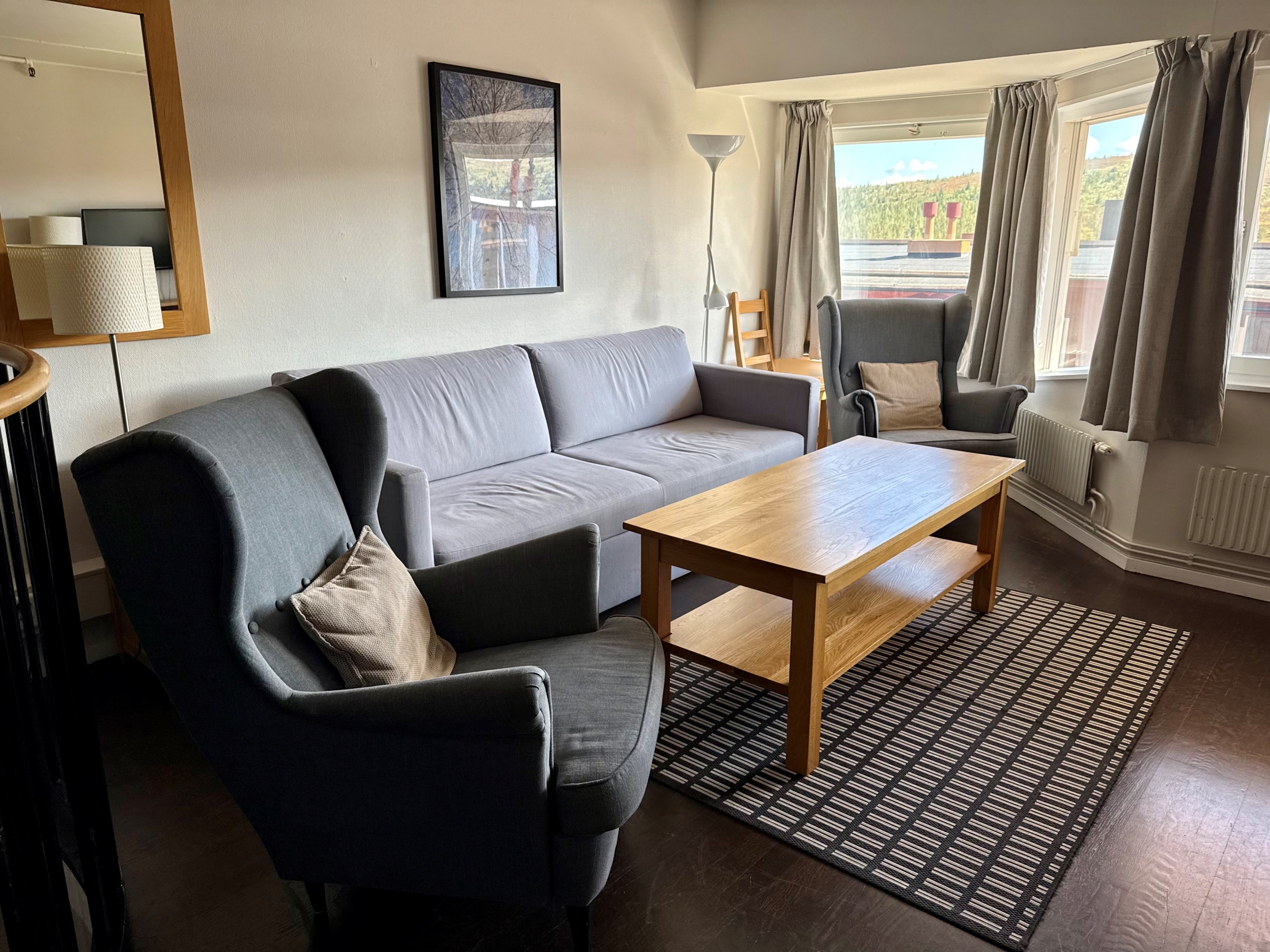 Allrum med bäddsoffa exempelbild
