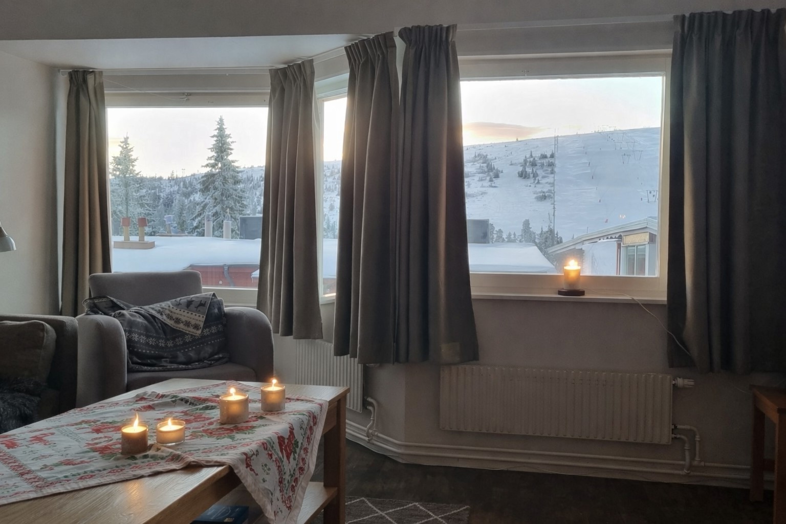 Allrum utsikt vinter