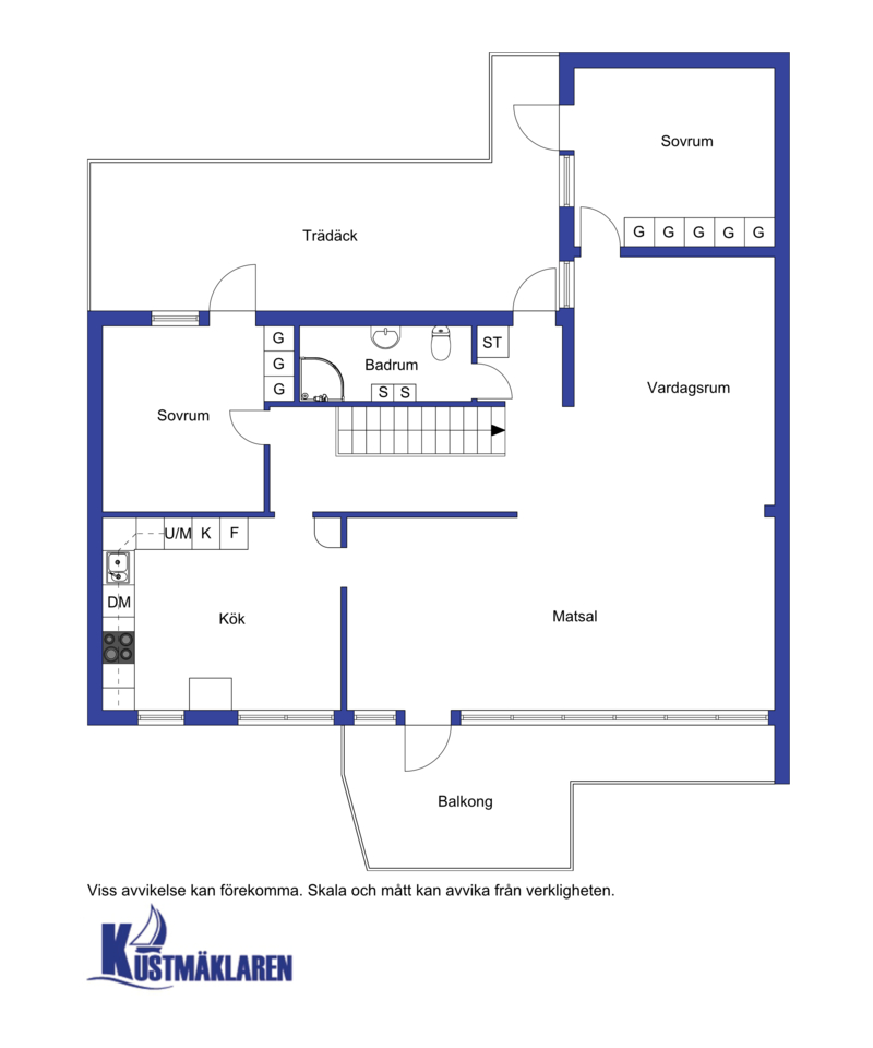 Planritning - Ovanplan