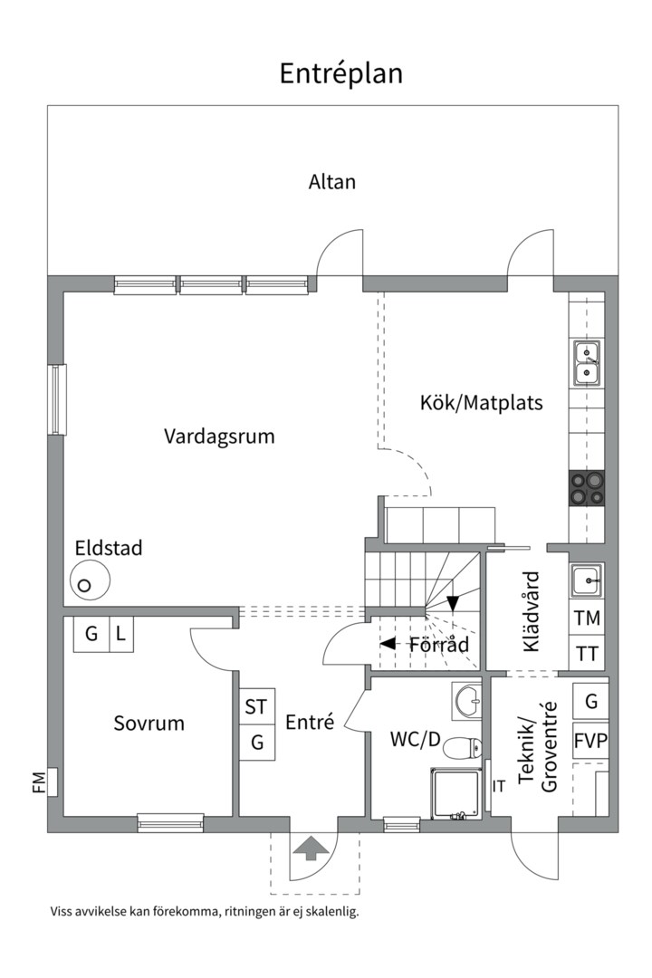 Planlösning från Dalby-Viggeby 114, Kommande i Dalby, Uppsala
