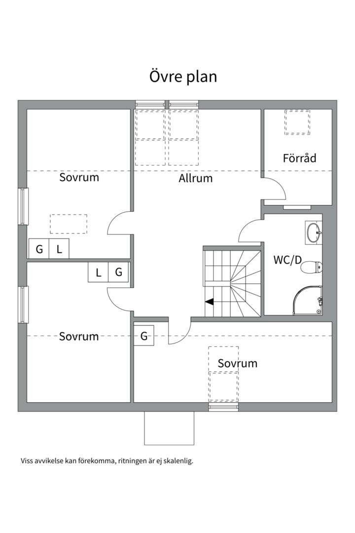 Planlösning från Dalby-Viggeby 114, Kommande i Dalby, Uppsala