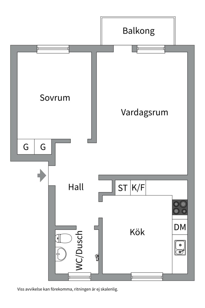 Planlösning från Tivolivägen 26, Kommande i Midsommarkransen/Telefonplan/Västberga, Stockholm