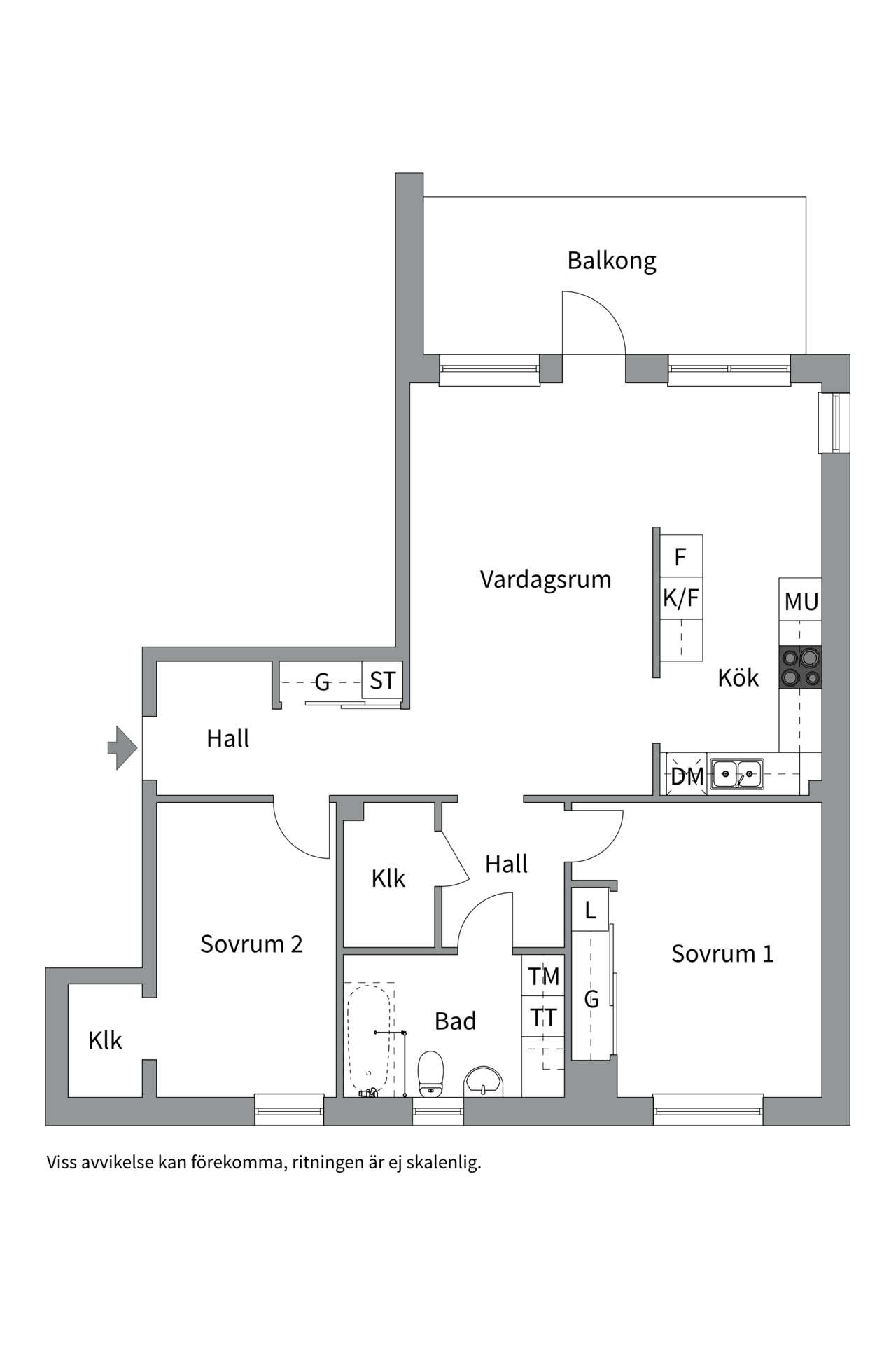 Bostadsbild från Kakelgatan 5, Kommande i Östermalm, Västerås
