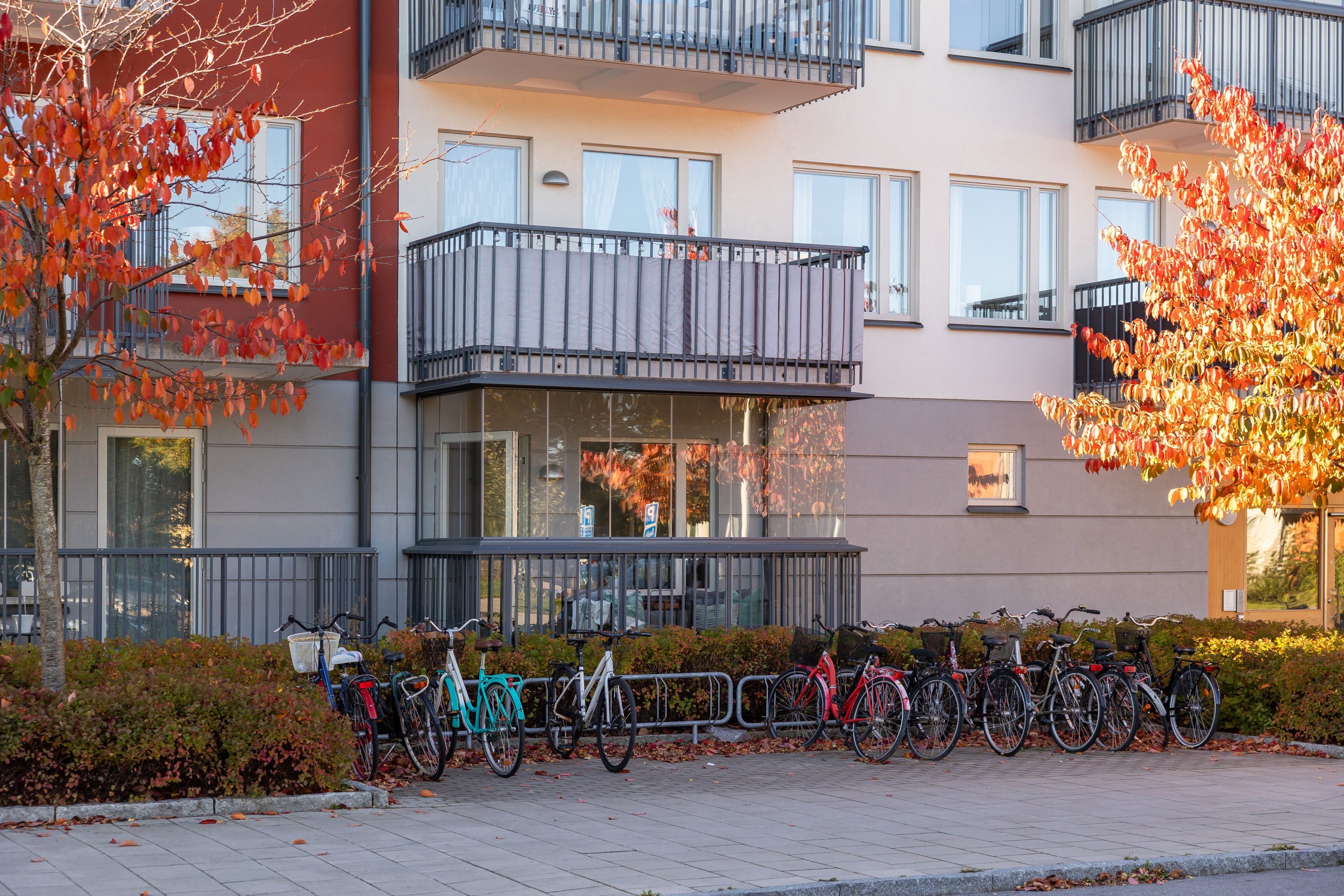 Bostadsbild från Råbyvägen 86, Kommande i Kapellgärdet, Uppsala