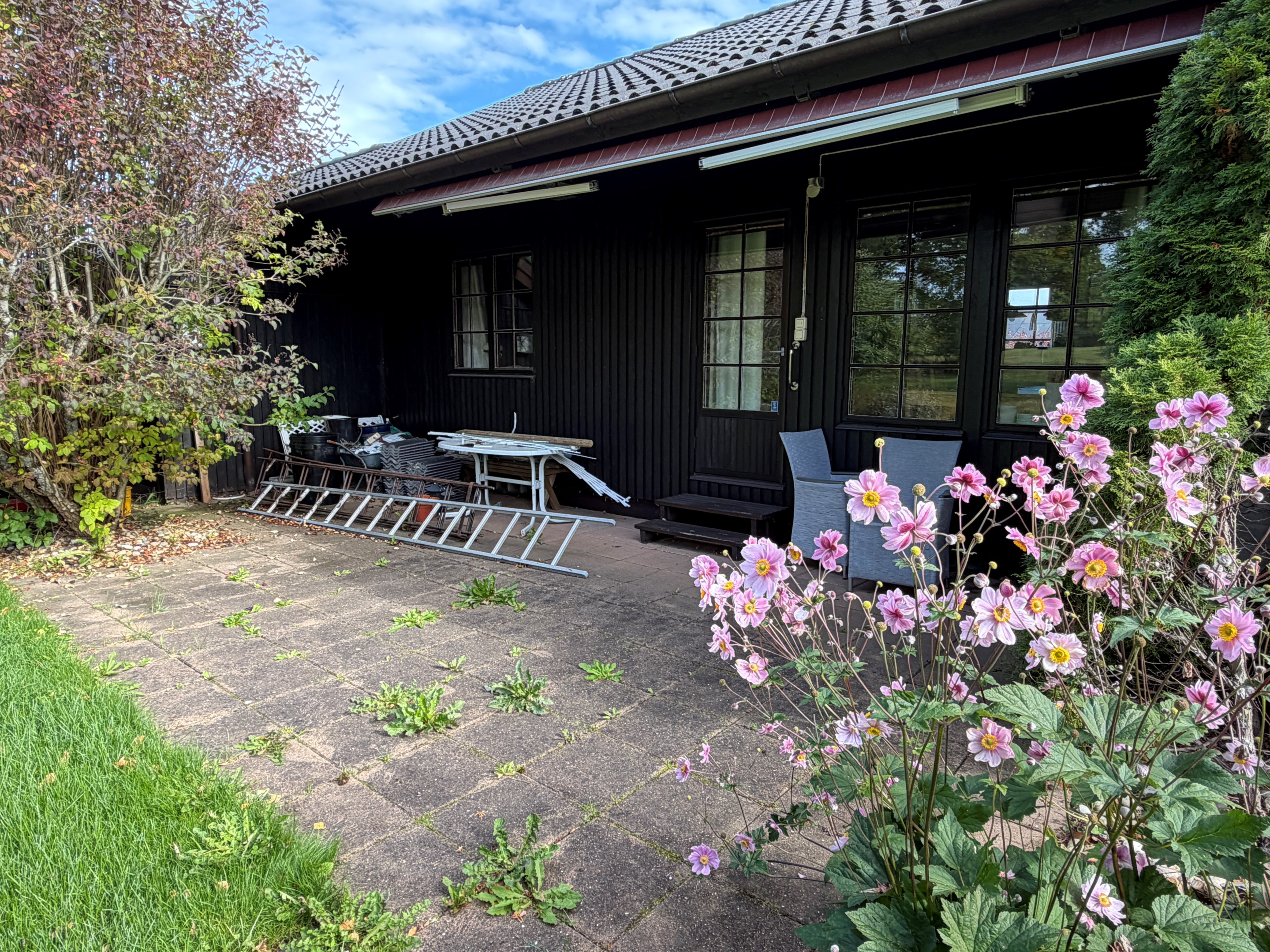Uteplats på baksidan