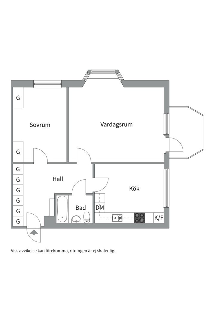 Planlösning från Alphyddevägen 47, 1tr, Kommande i Alphyddan, Nacka