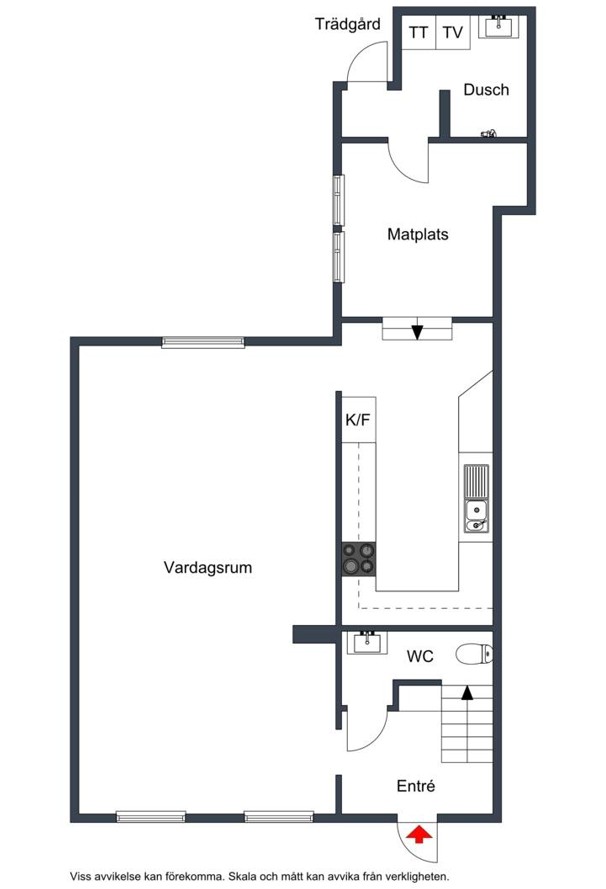 Planskiss bottenvåning