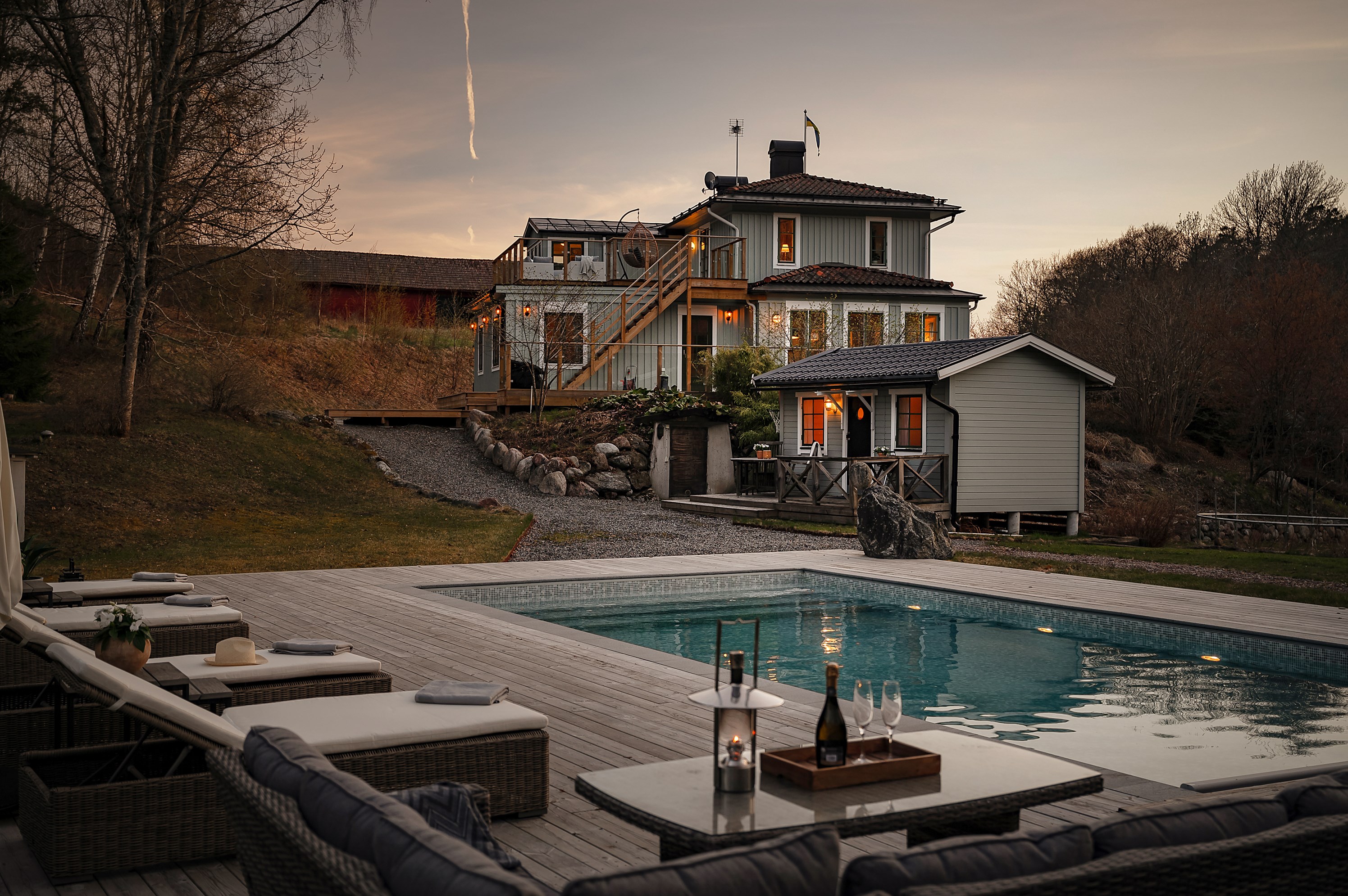 Bostadsbild från Lagnövägen 12A, Kommande i Norra Lagnö, Värmdö