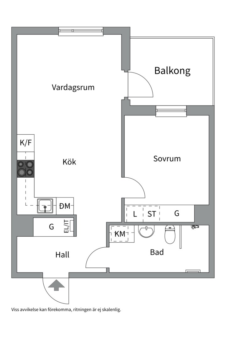 Planlösning från Ursula Printz gata 3, Till salu i Gustavsbergs - Porslinskvarteren, Värmdö