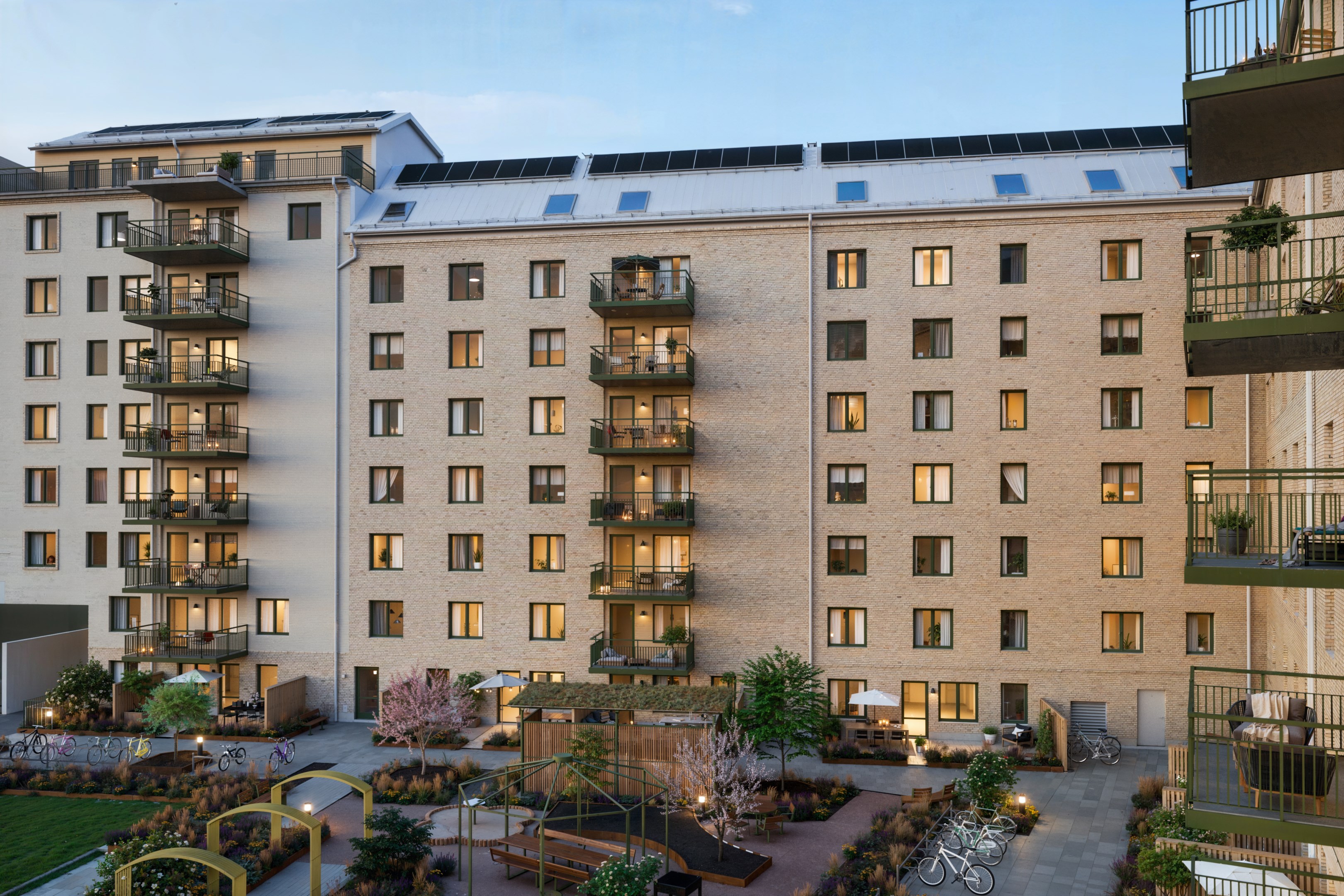 Bostadsbild från Östra Strand, Pågående i Centrum, Uppsala