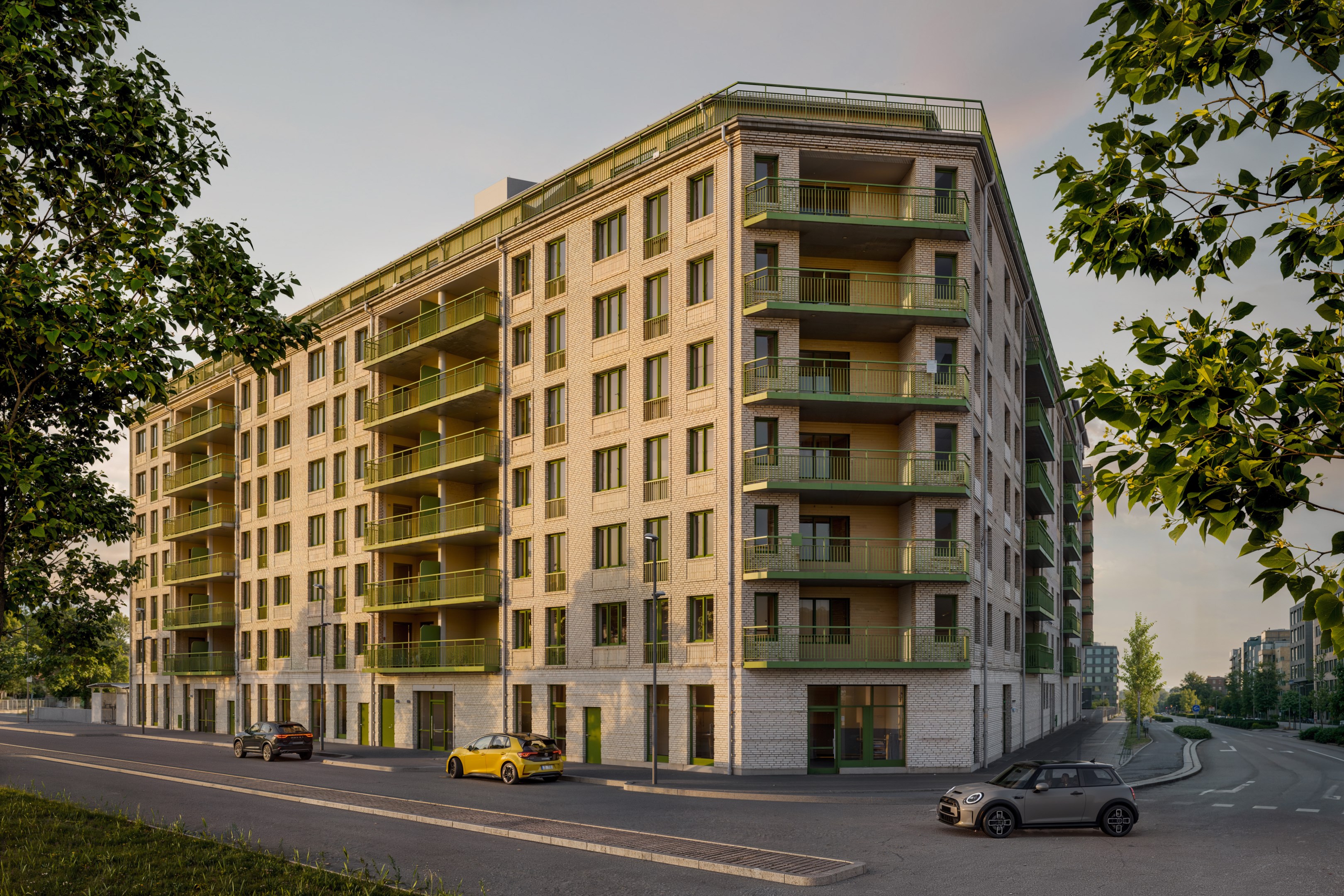 Bostadsbild från Östra Strand, Pågående i Centrum, Uppsala