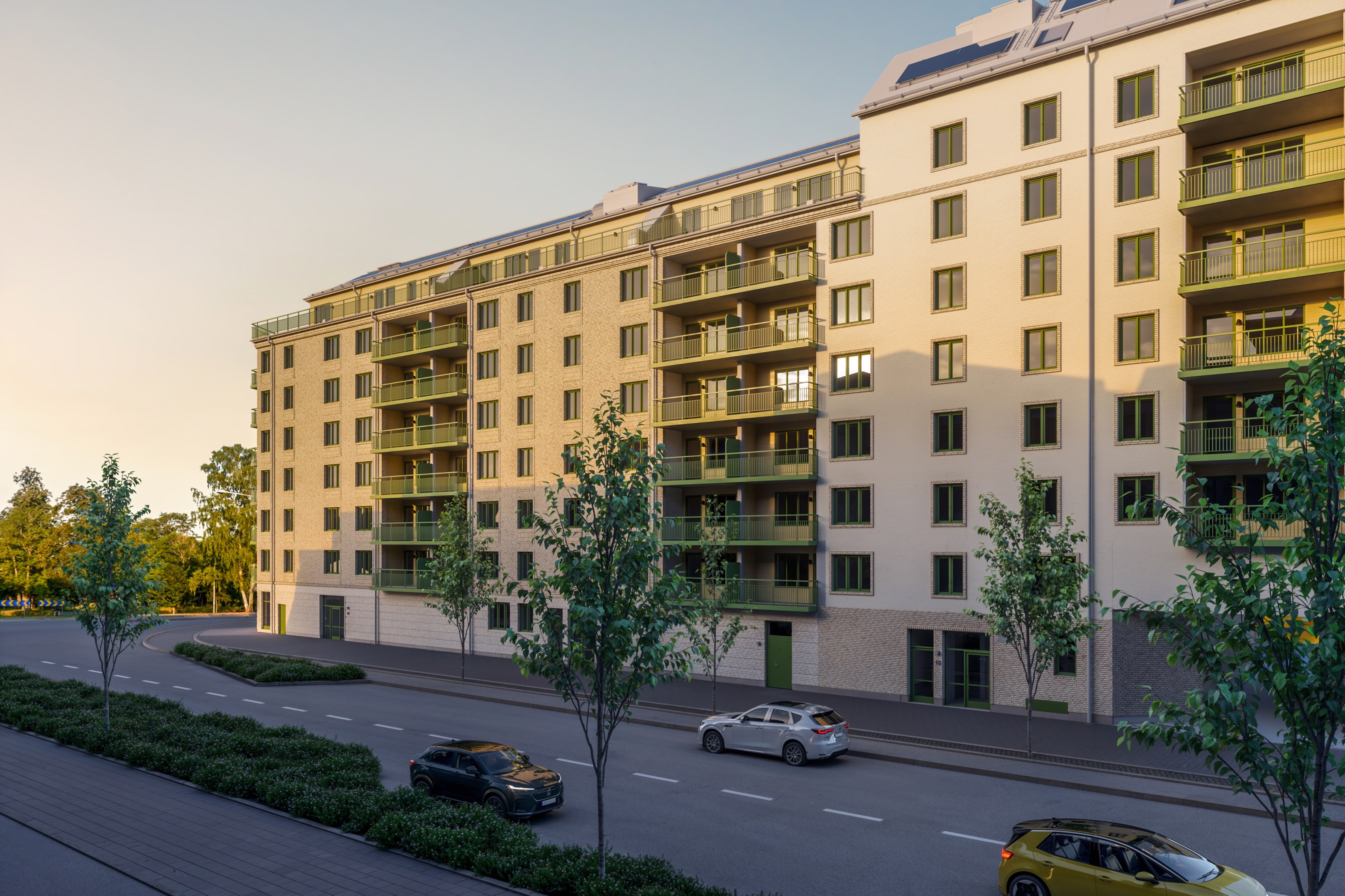 Bostadsbild från Östra Strand, Pågående i Centrum, Uppsala