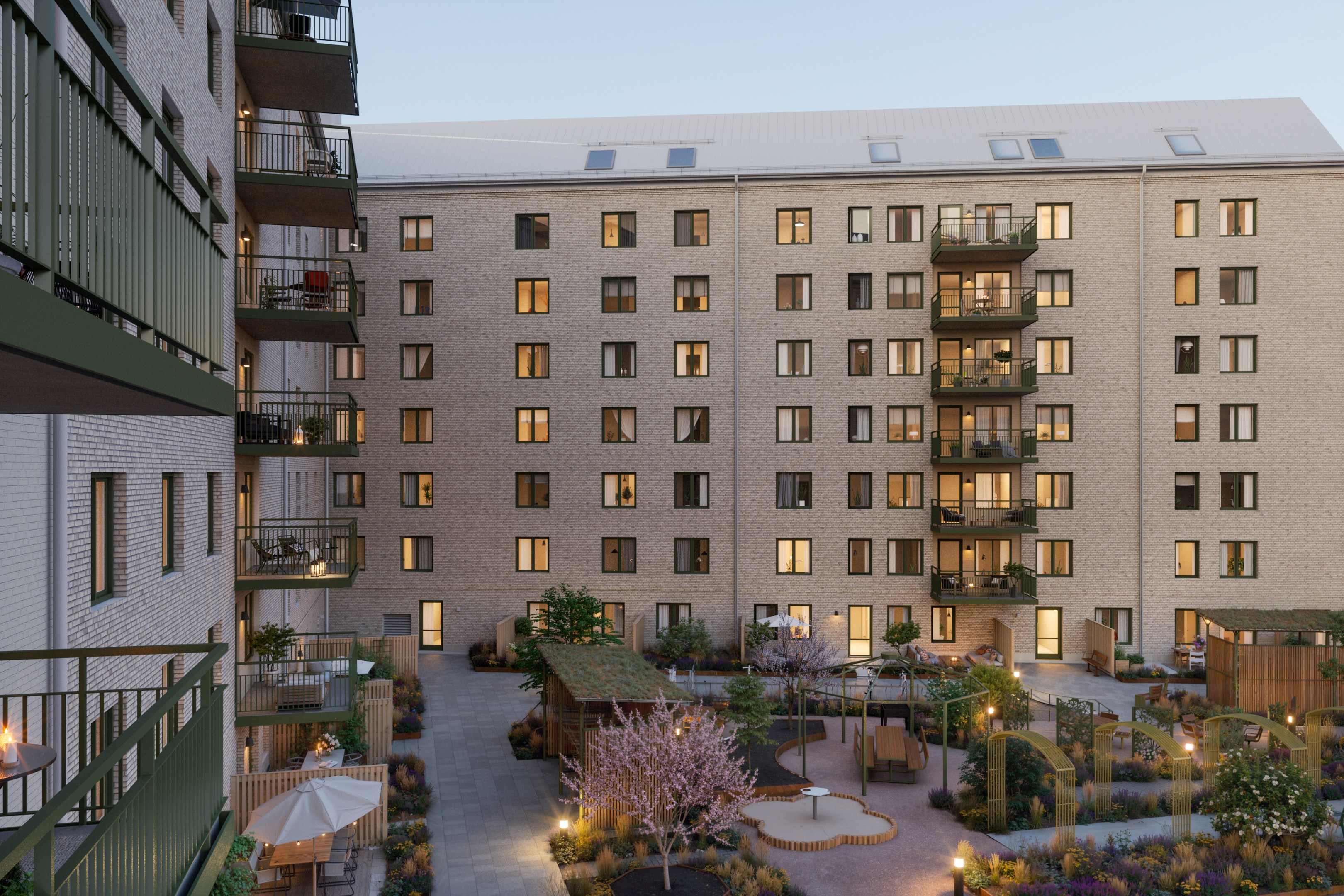 Bostadsbild från Östra Strand, Pågående i Centrum, Uppsala