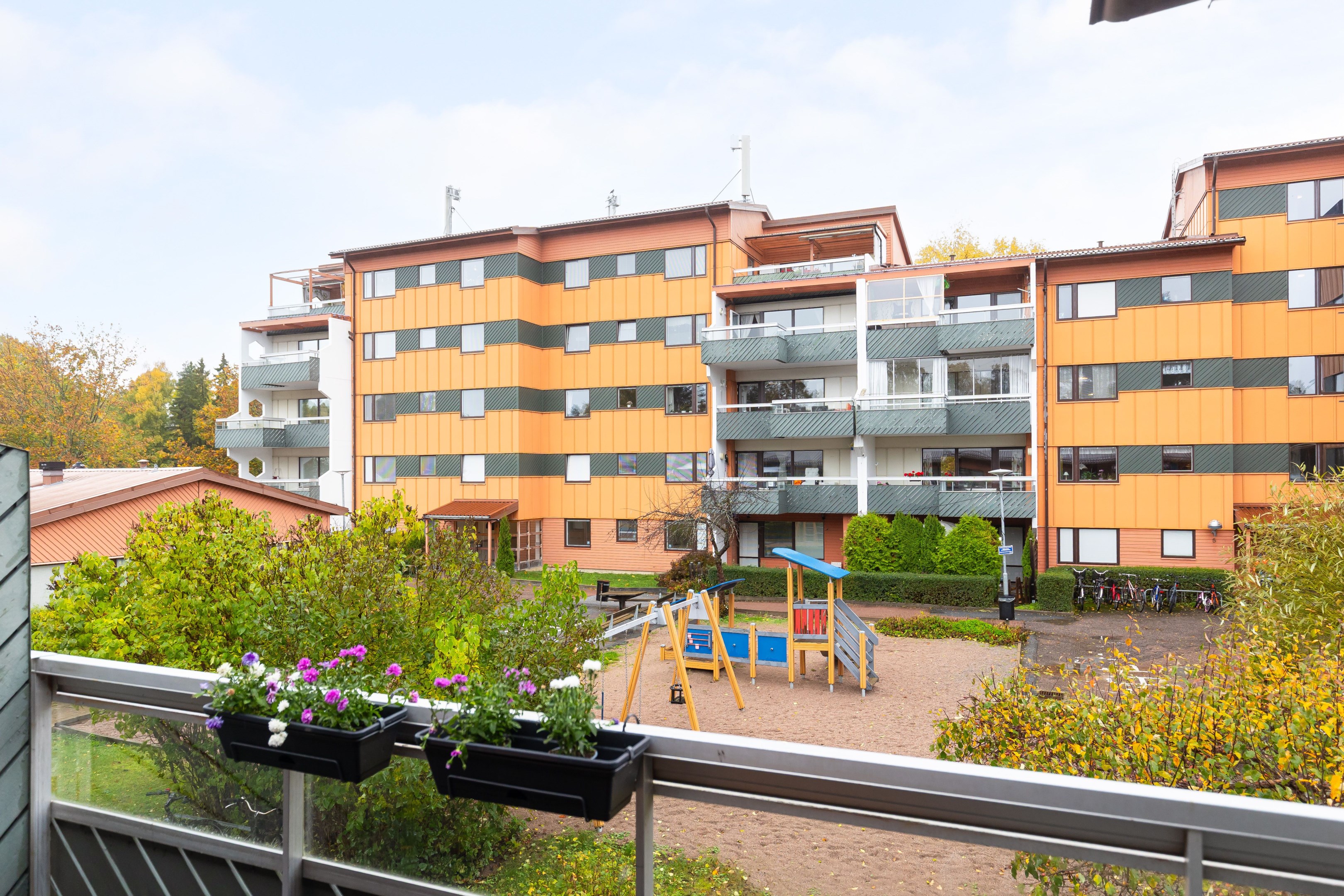 Bostadsbild från Altfiolsvägen 3D, Kommande i Gottsunda, Uppsala