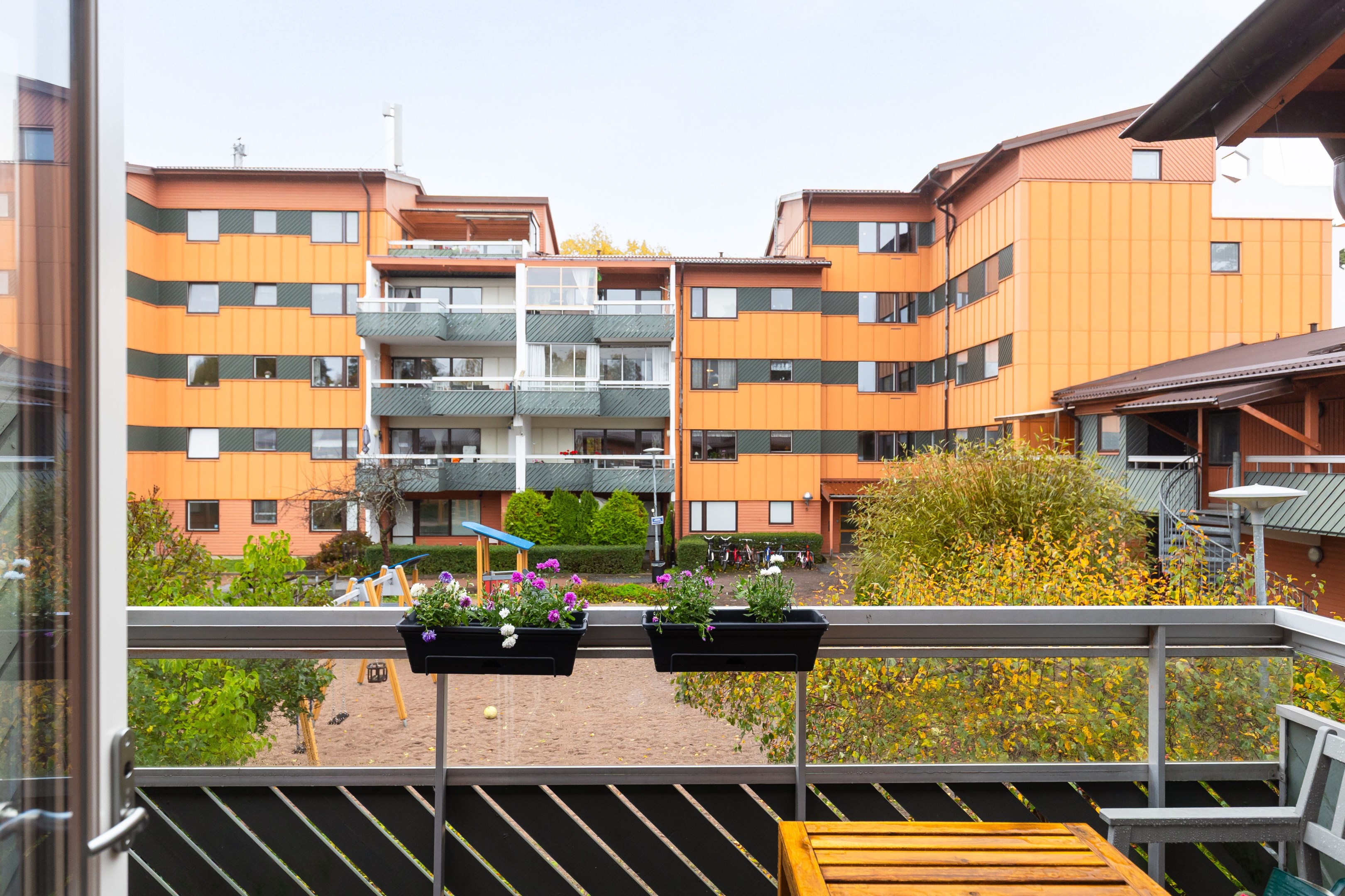 Bostadsbild från Altfiolsvägen 3D, Kommande i Gottsunda, Uppsala