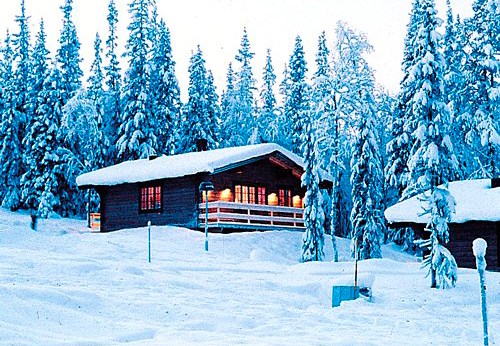 Fjällstuga med sauna & eldstad