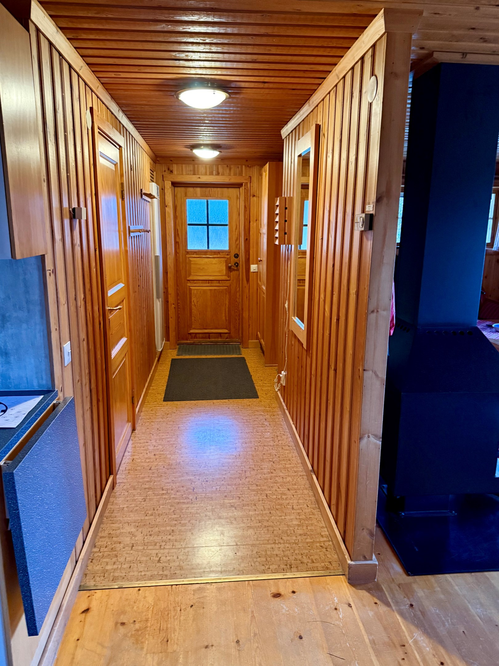 Hall mot entré exempelbild från liknande hustyp Fjällsippa