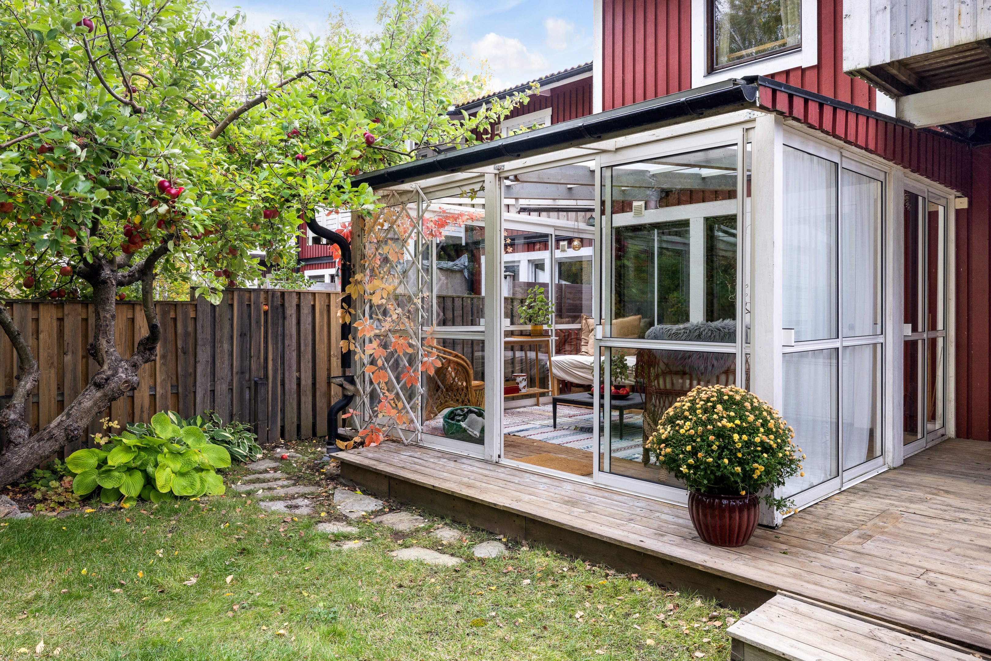 Bostadsbild från Månskensvägen 55, Kommande i Storvreta, Uppsala