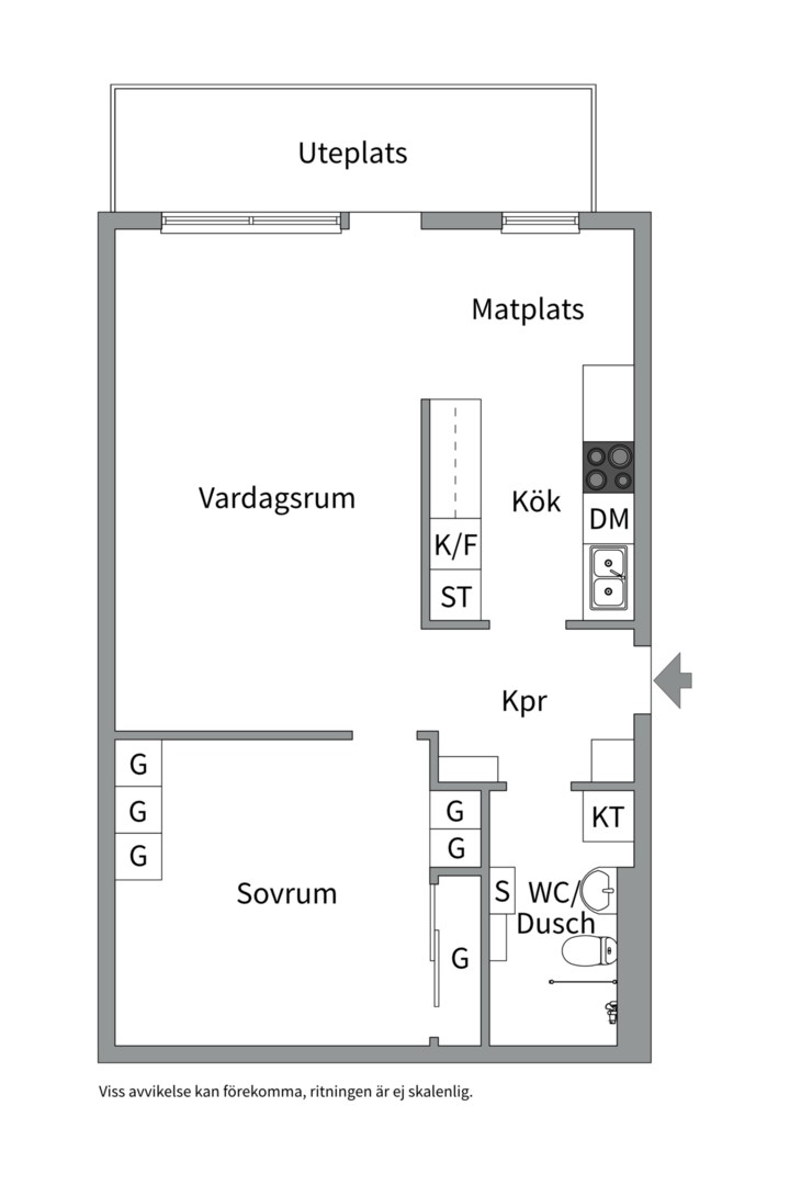 Planlösning från Hebbes gränd 15, Kommande i Järla sjö, Nacka