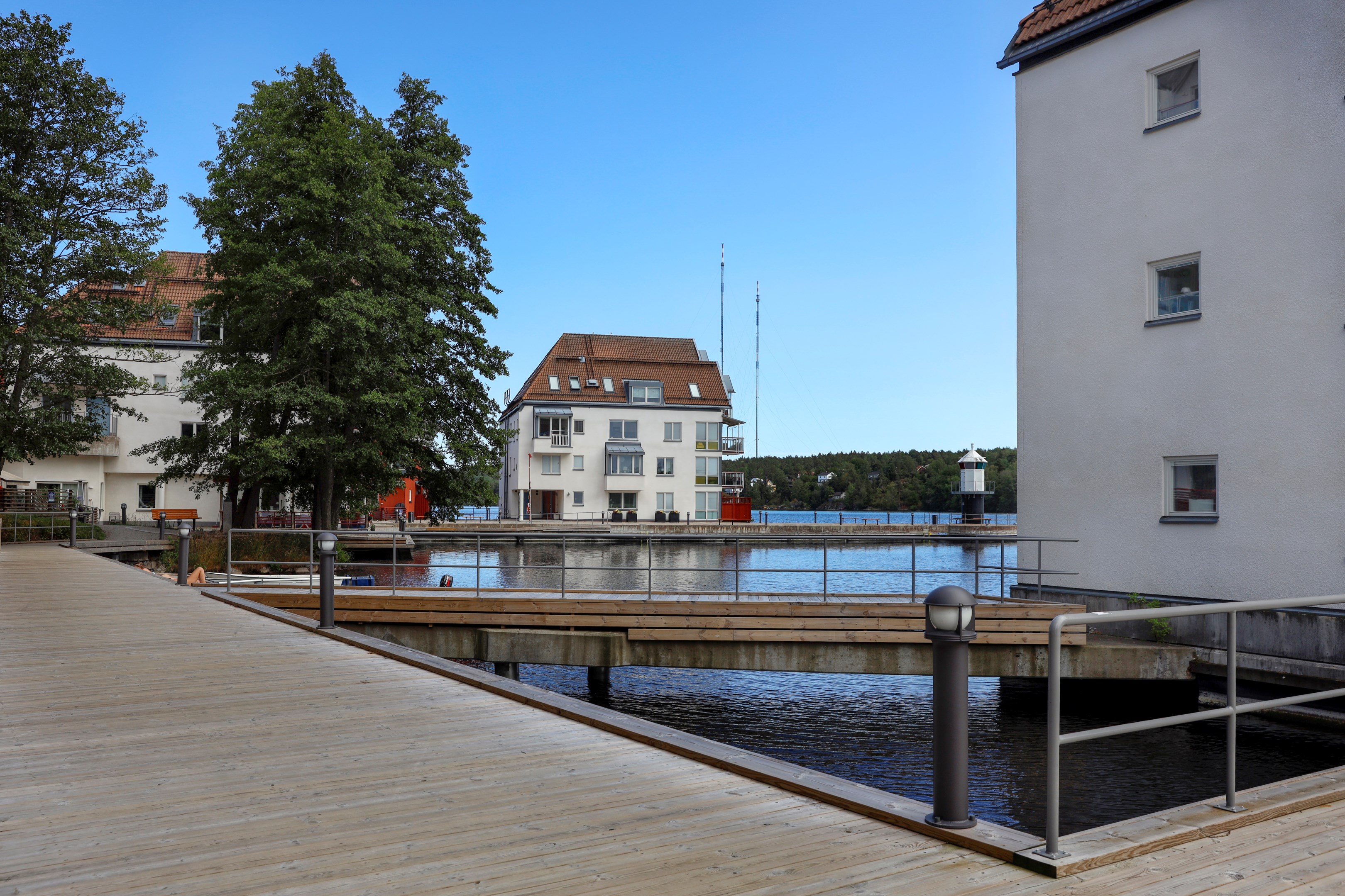 Bostadsbild från Hebbes gränd 15, Kommande i Järla sjö, Nacka