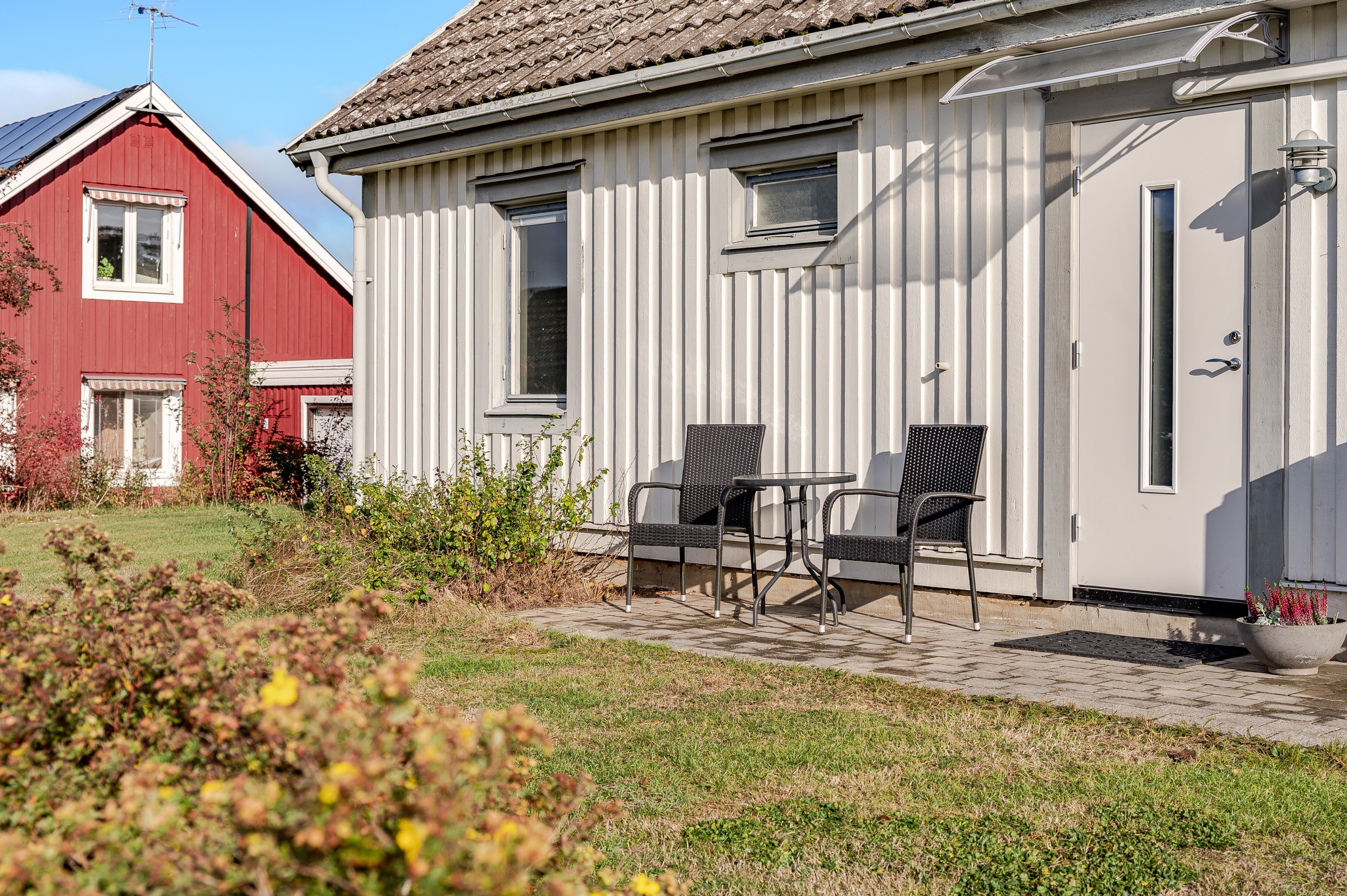 Förmiddagssol på framsidan