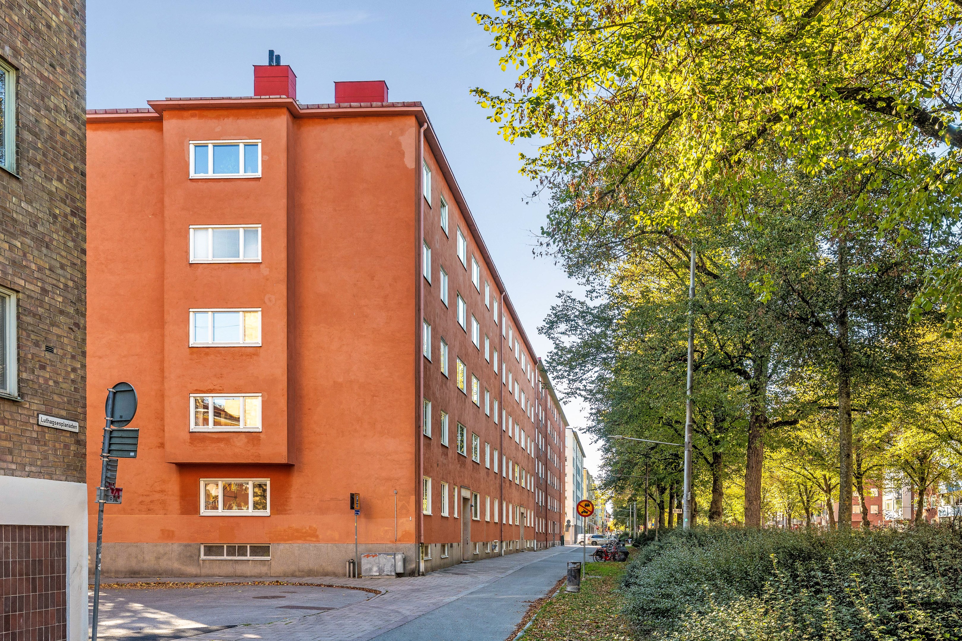Bostadsbild från Luthagsesplanaden 9A, Kommande i Främre Luthagen, Uppsala