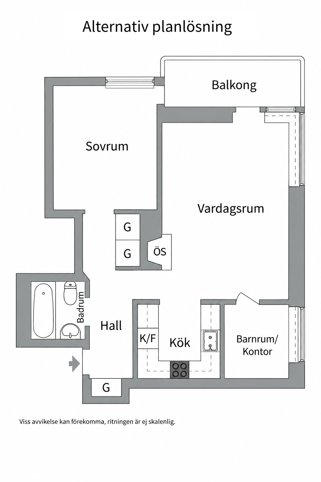 Bostadsbild från Strålgatan 21, Till salu i Kungsholmen - Lilla Essingen, Stockholm