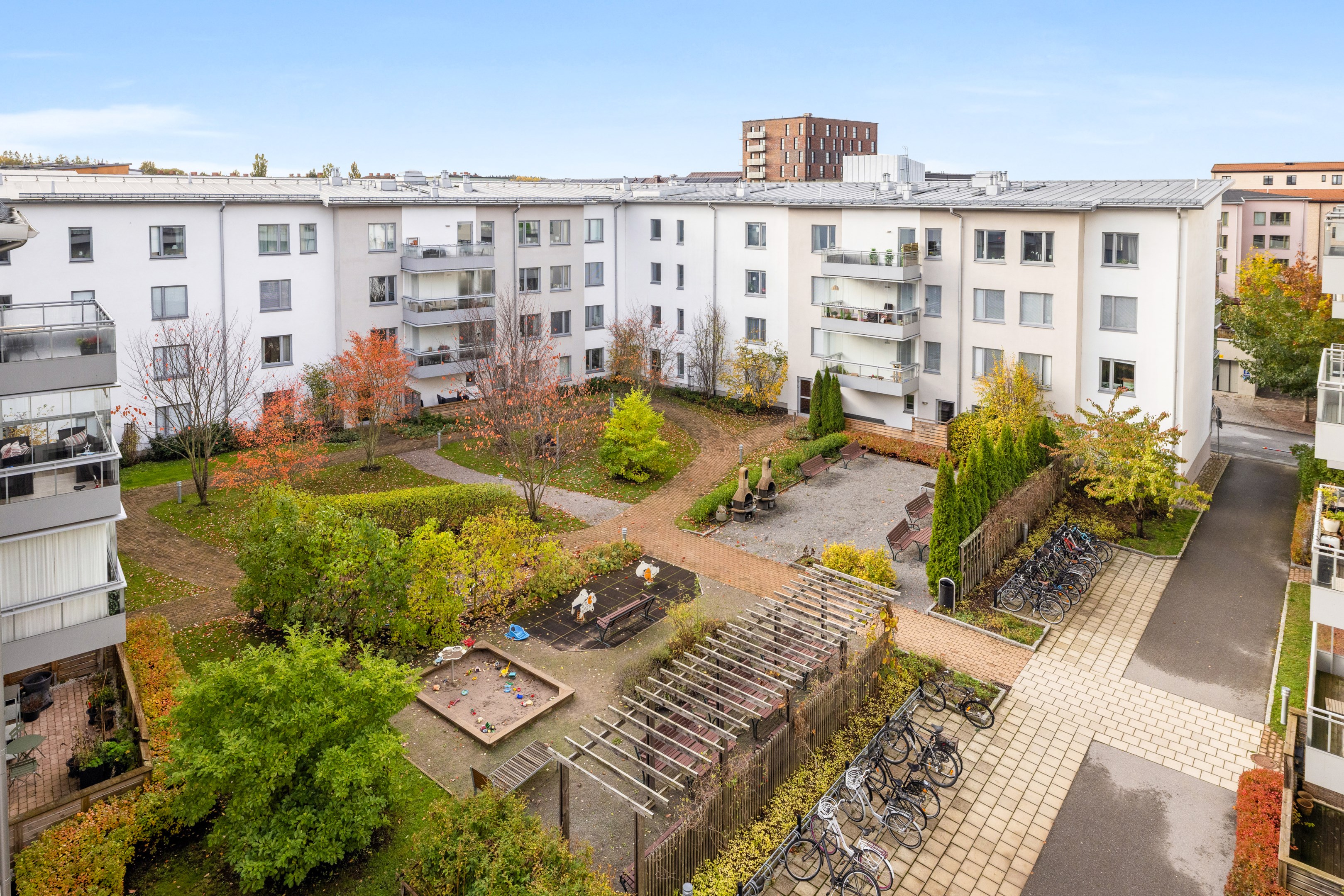 Bostadsbild från Pelargatan 8, Kommande i Luthagen, Uppsala