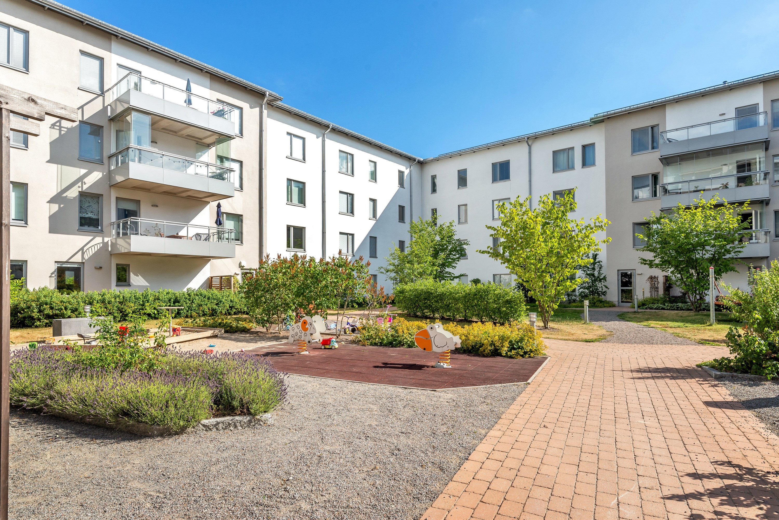 Bostadsbild från Pelargatan 8, Kommande i Luthagen, Uppsala