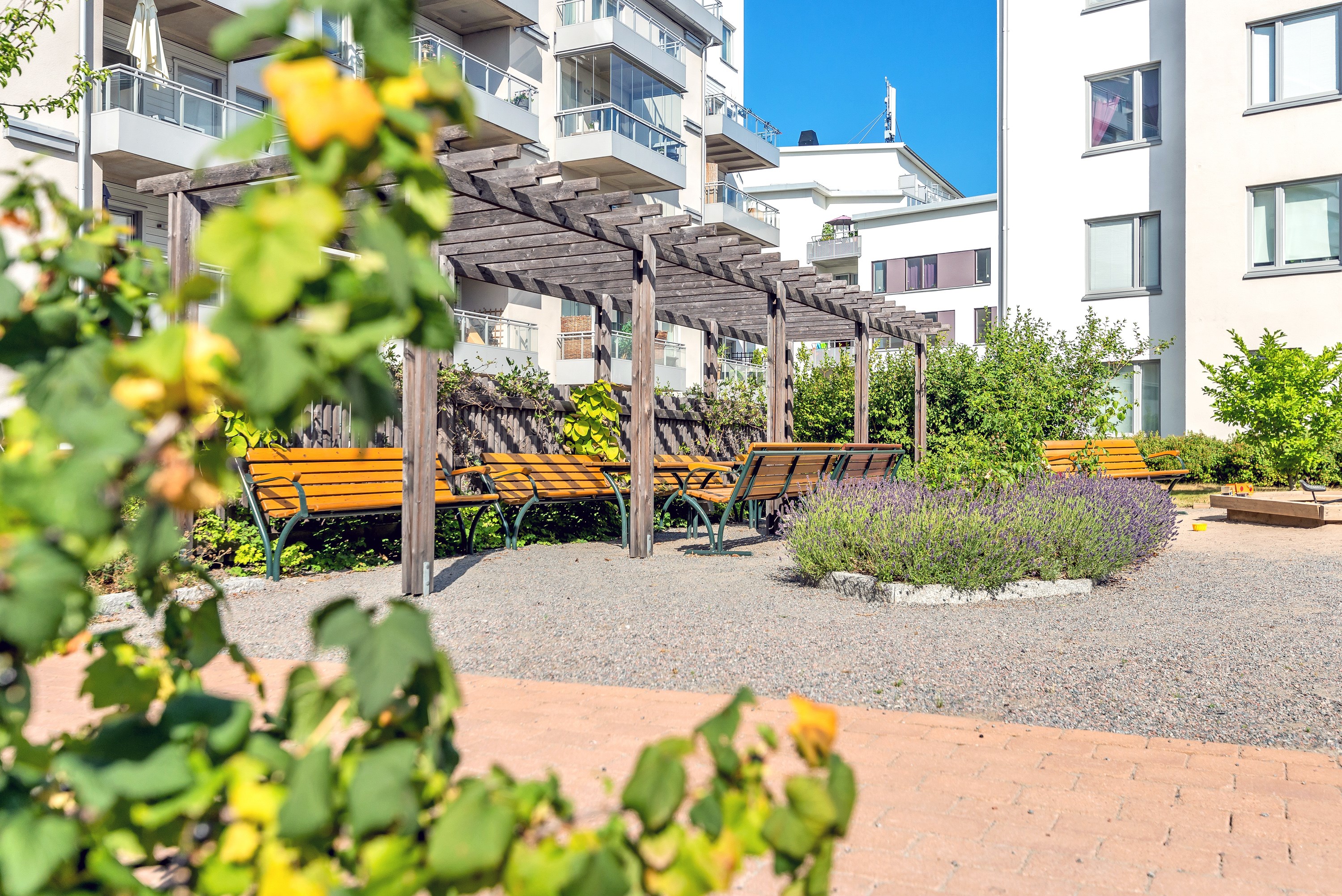 Bostadsbild från Pelargatan 8, Kommande i Luthagen, Uppsala