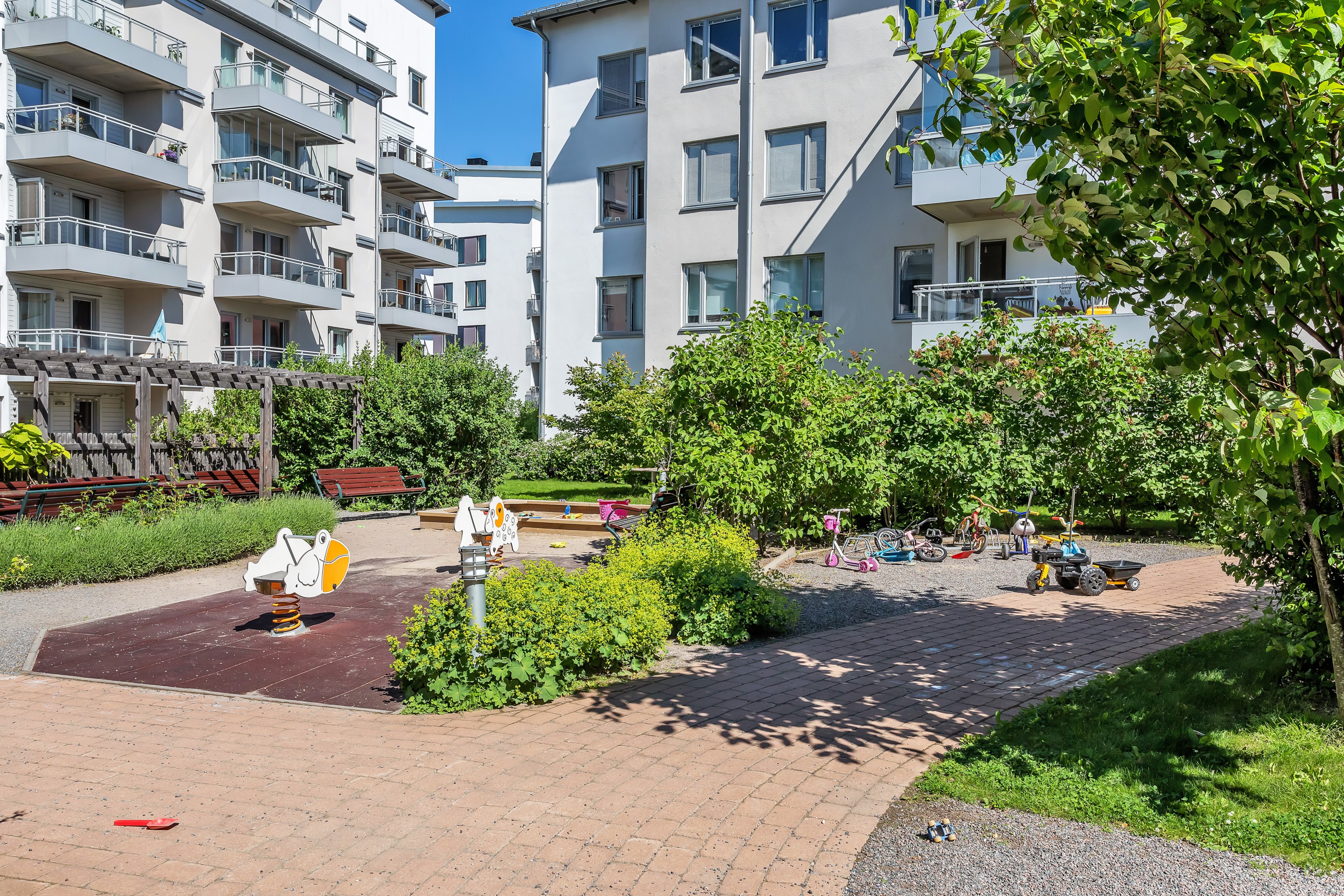 Bostadsbild från Pelargatan 8, Kommande i Luthagen, Uppsala