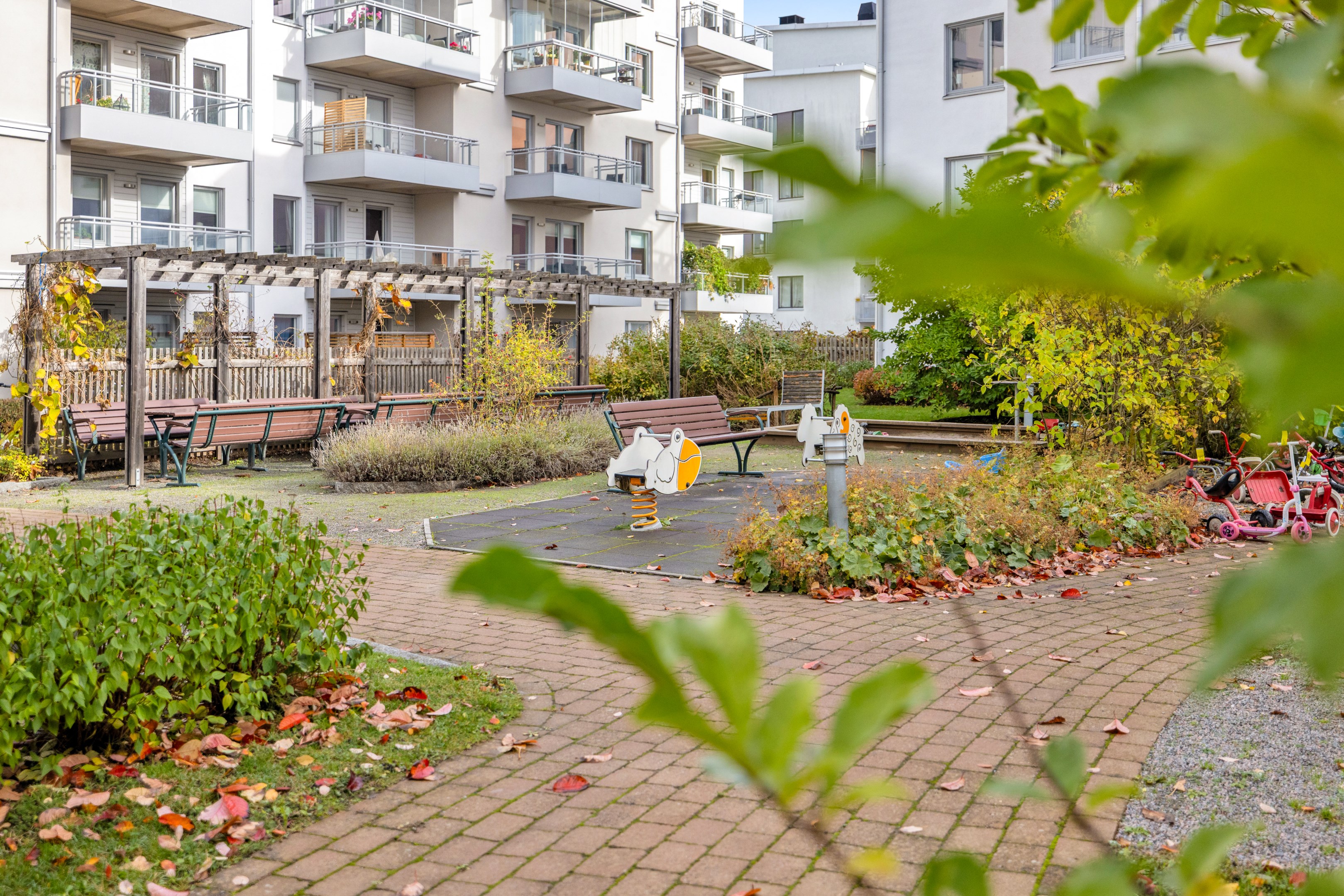 Bostadsbild från Pelargatan 8, Kommande i Luthagen, Uppsala